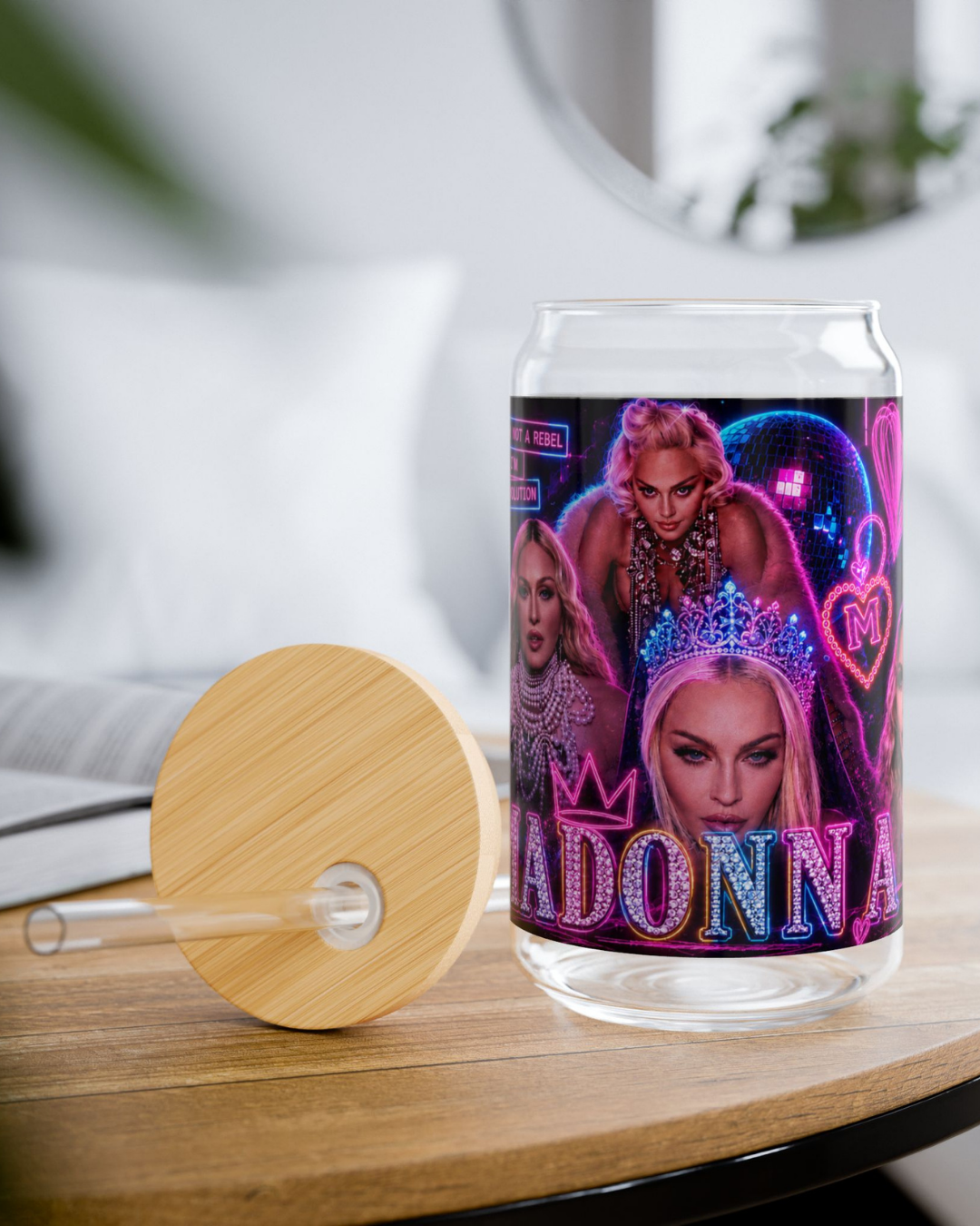 Madonna — Ultraviolet Icon | 16oz Glass Can