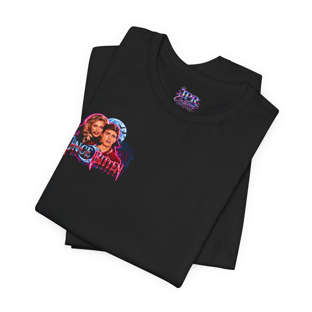 Once Bitten — Neon Fangs & Palm Trees | T-Shirt