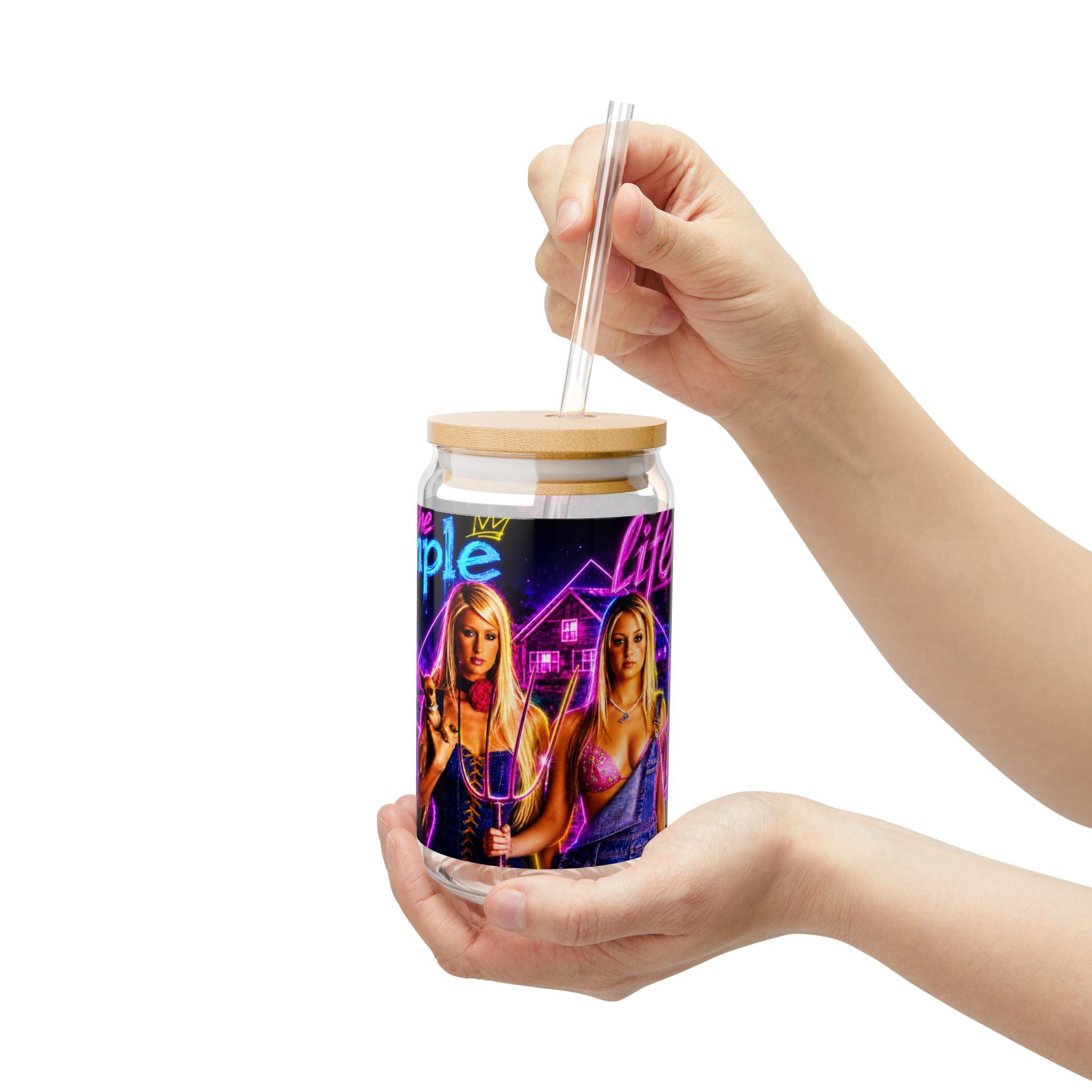 The Simple Life — Paris and Nicole Out Of Control 16oz Glass Can
