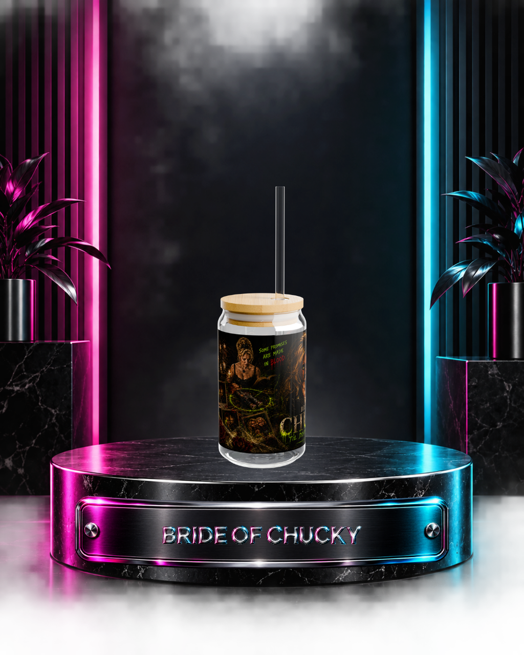 Bride Of Chucky —  Til Death Do Us Part | 16oz Glass Can