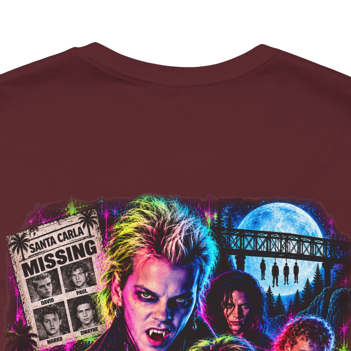 The Lost Boys  — Neon Fangs & Leather | T-Shirt