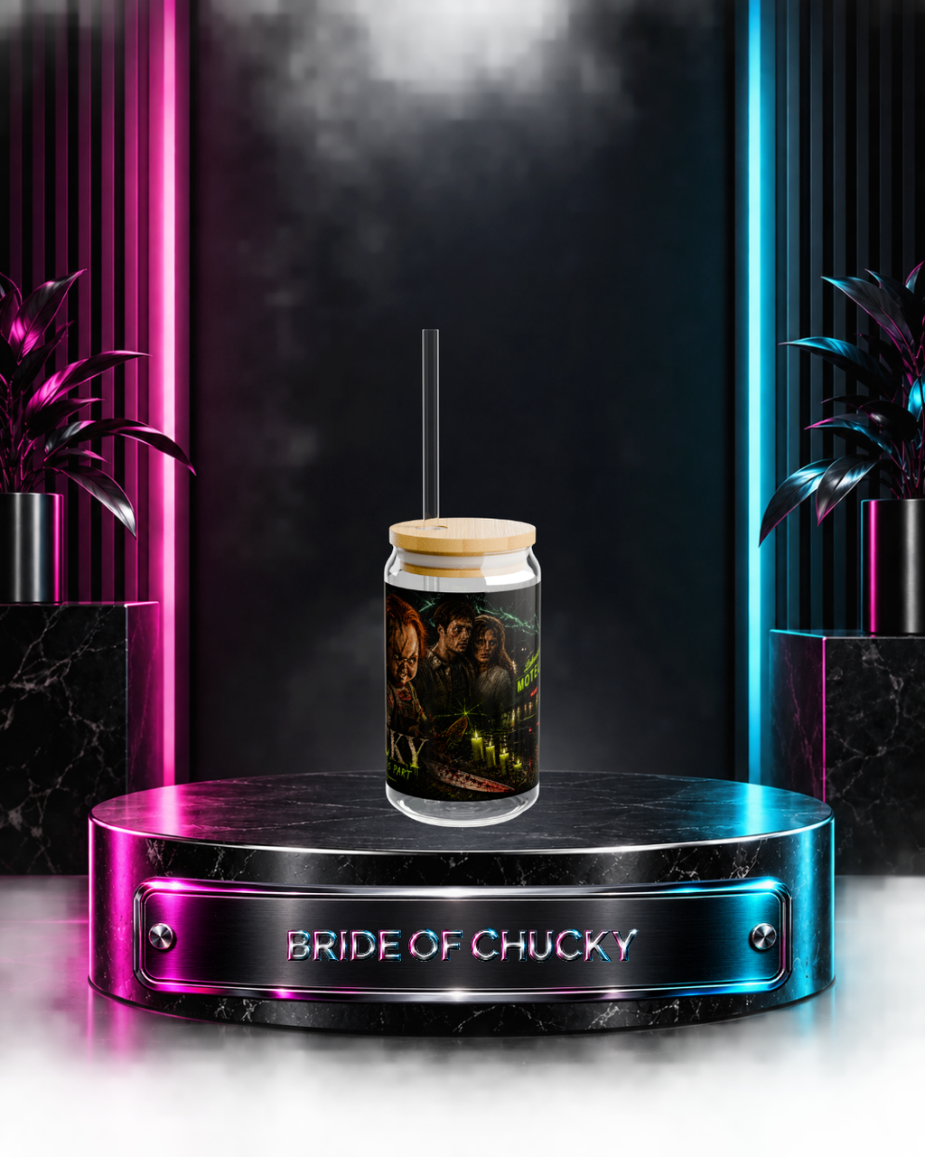 Bride Of Chucky —  Til Death Do Us Part | 16oz Glass Can