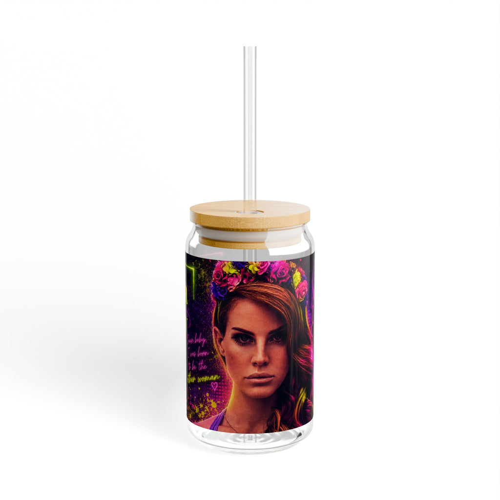 Lana Del Rey — Electric Neon Floral 16oz Glass Can