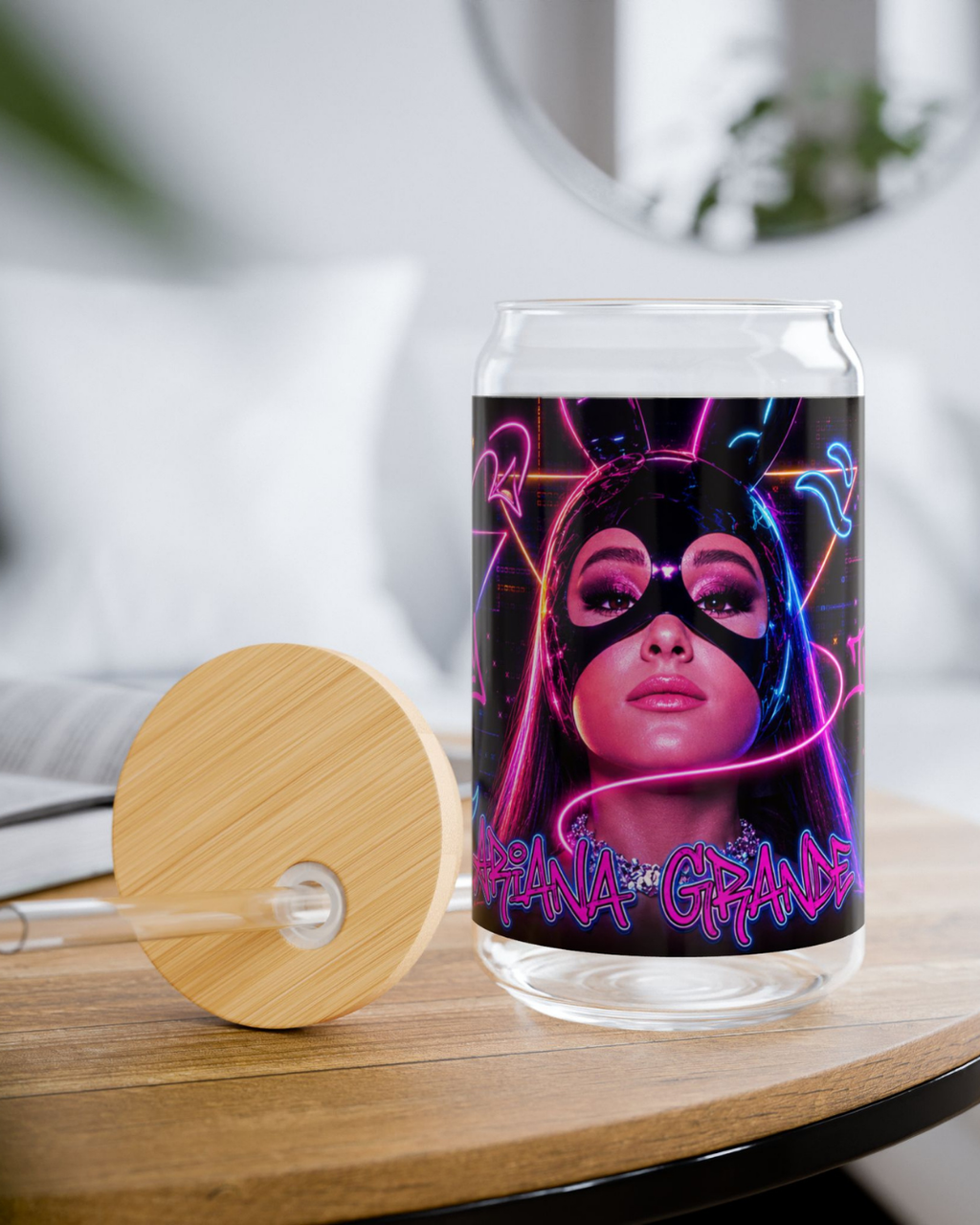 Ariana Grande — Dangerous Woman Neon | 16oz Glass Can