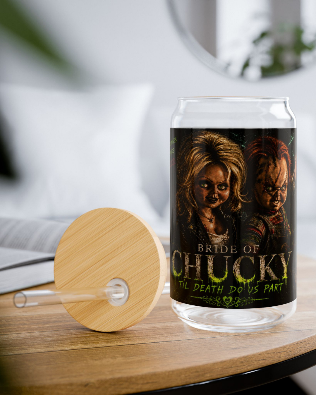 Bride Of Chucky —  Til Death Do Us Part | 16oz Glass Can
