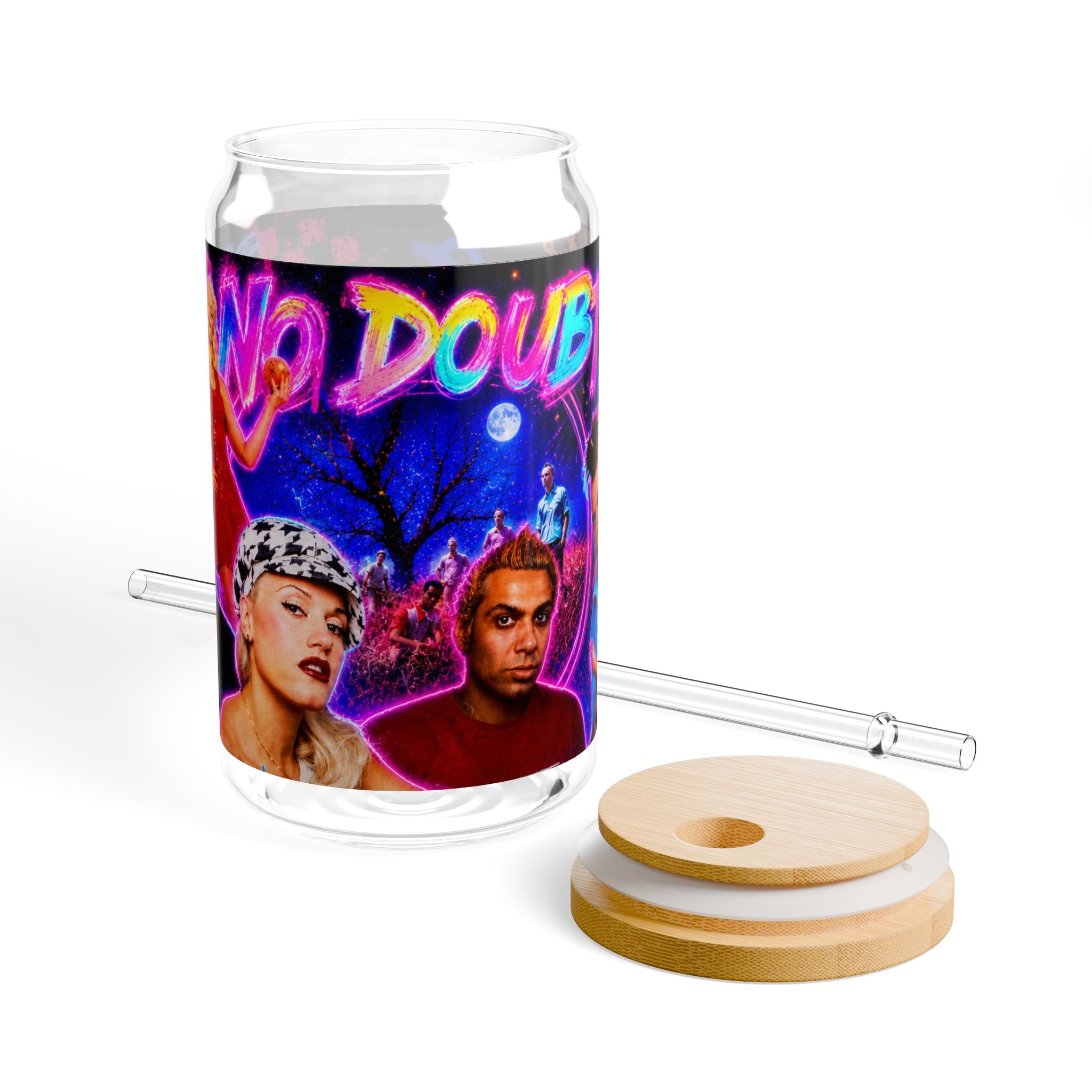 No Doubt — Neon Tragic Kingdom 16oz Glass Can
