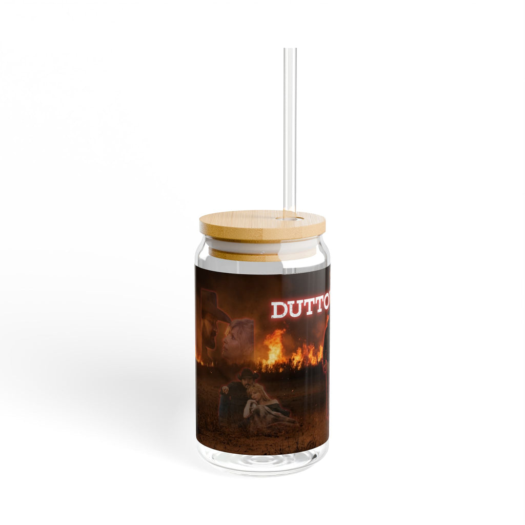 Yellowstone: Dutton Ranch — Western Ranch Fire Scene 16oz Glass Can