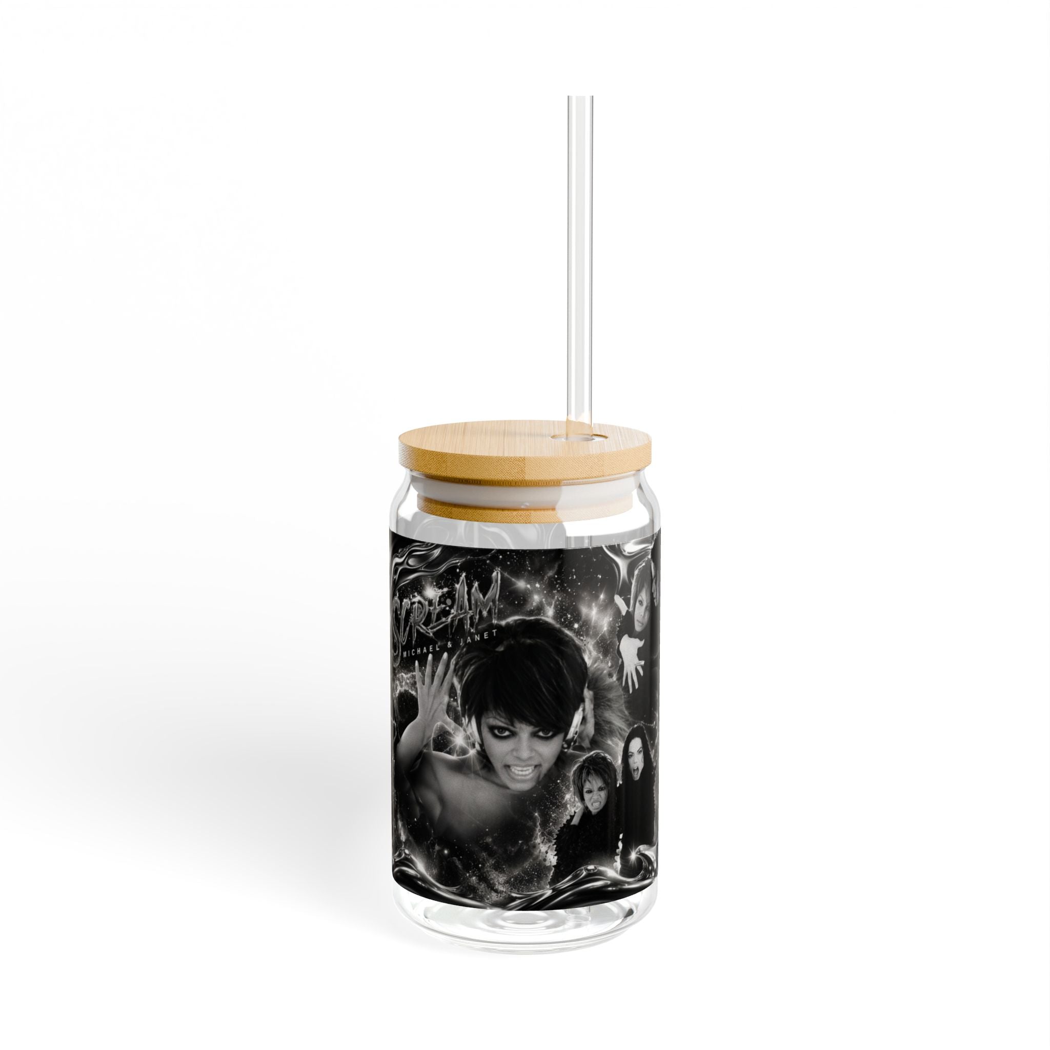 Michael And Janet Jackson — Scream Music Video Tribute 16oz Glass Can