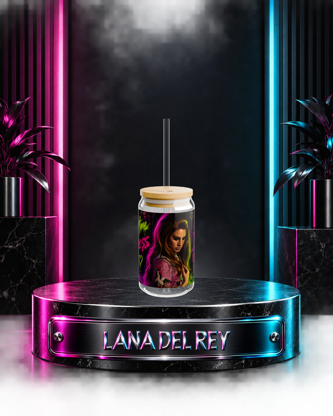 Lana Del Rey — Summertime Sadness Electric Graffiti | 16oz Glass Can