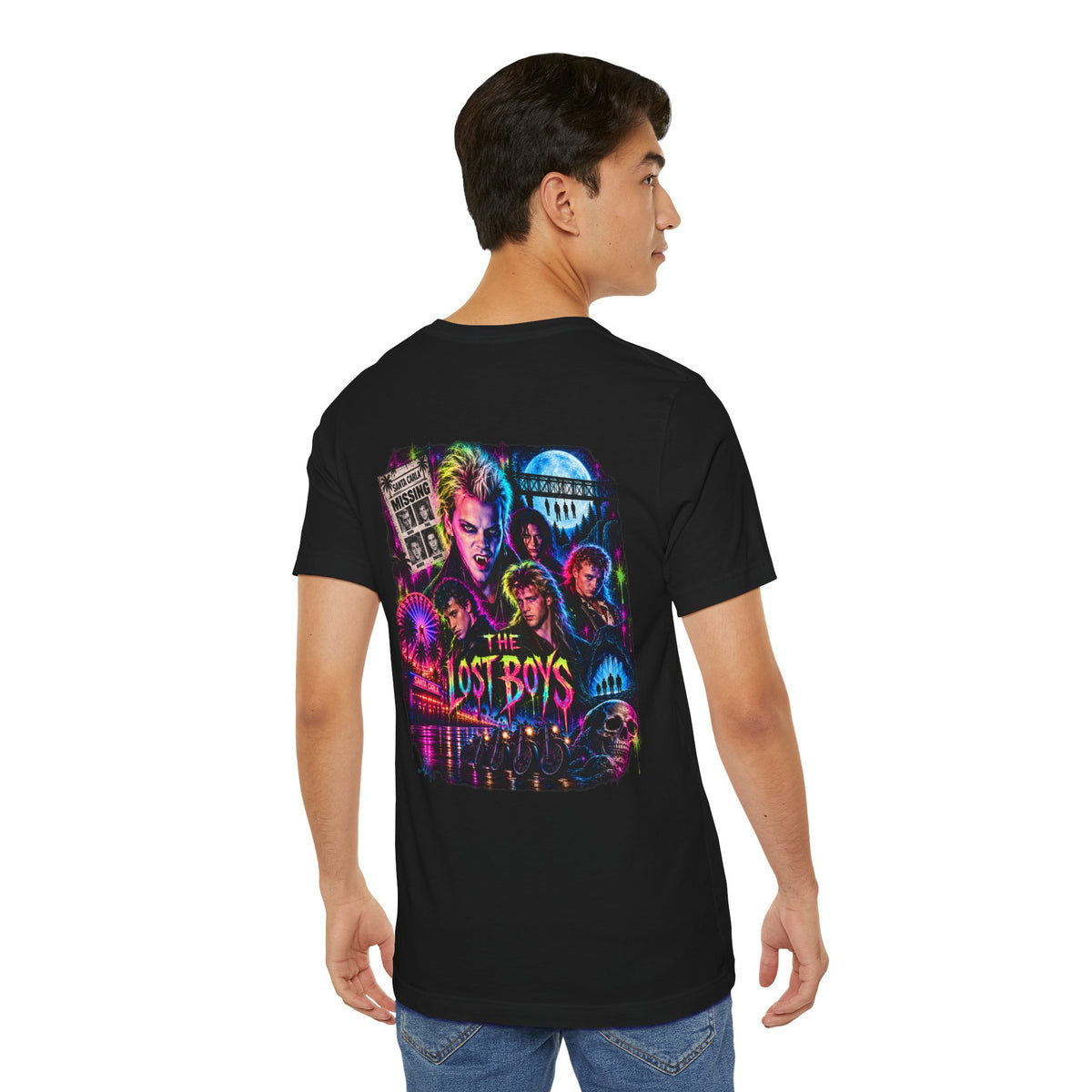 The Lost Boys  — Neon Fangs & Leather | T-Shirt