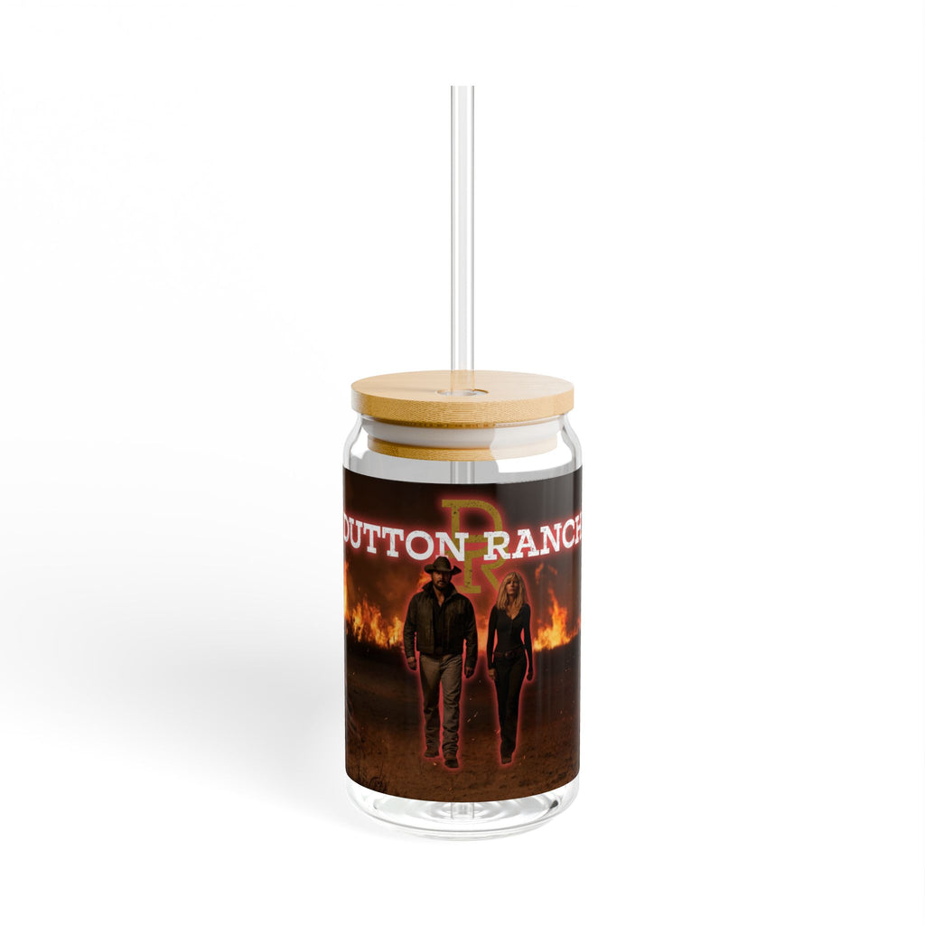 Yellowstone: Dutton Ranch — Western Ranch Fire Scene 16oz Glass Can