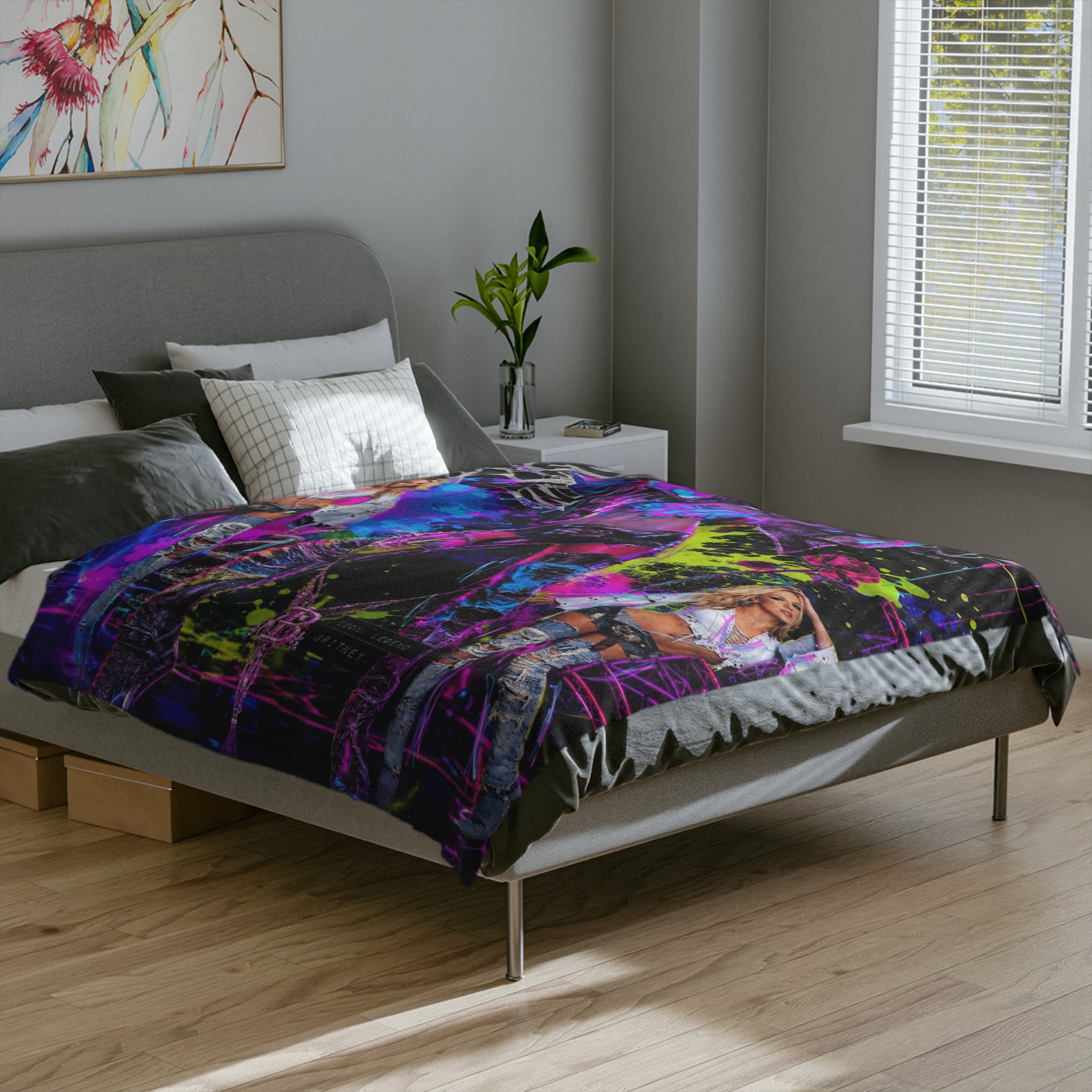 Britney Spears — Neon Rebellion Blanket