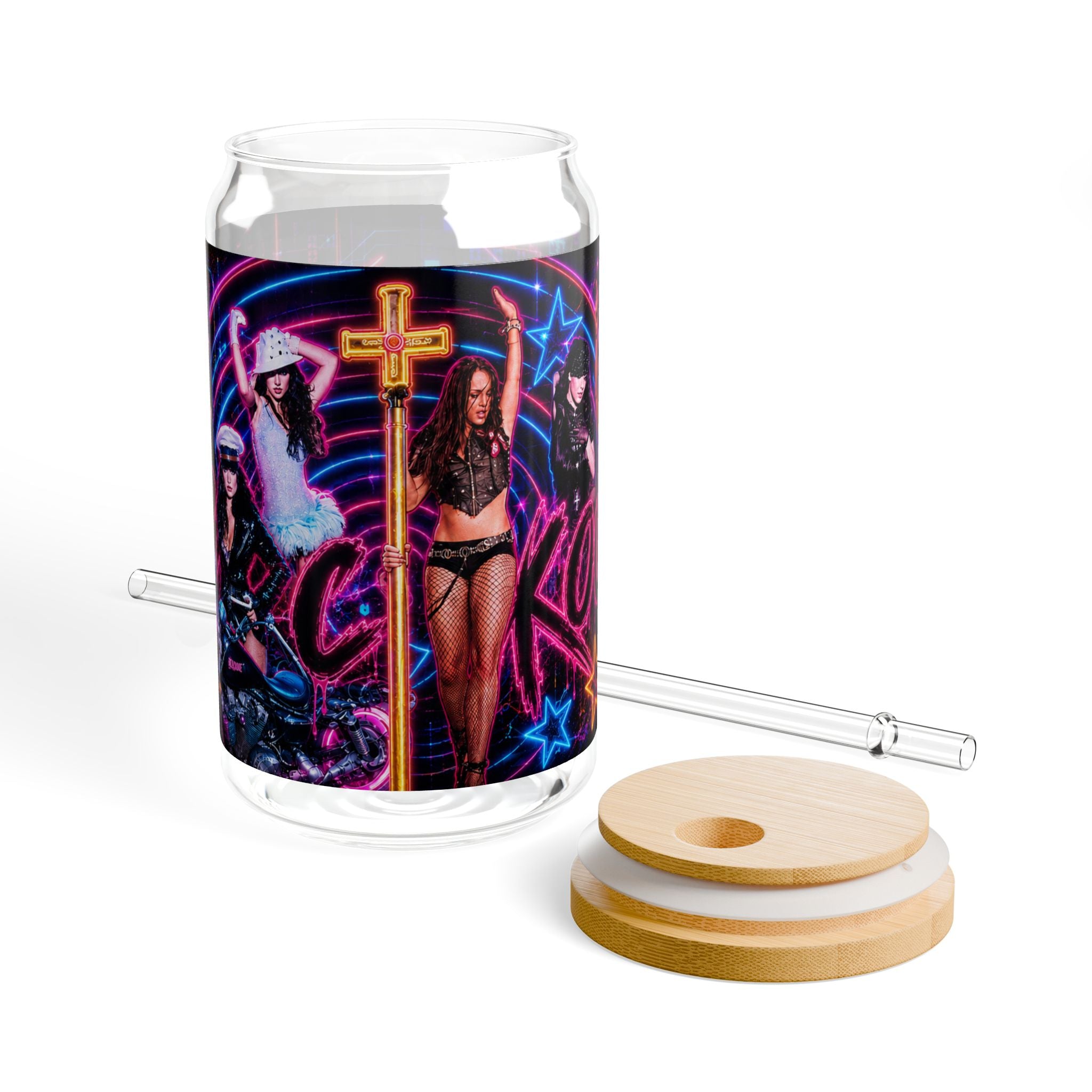 Britney Spears — Gimme More Neon Blackout 16oz Glass Can
