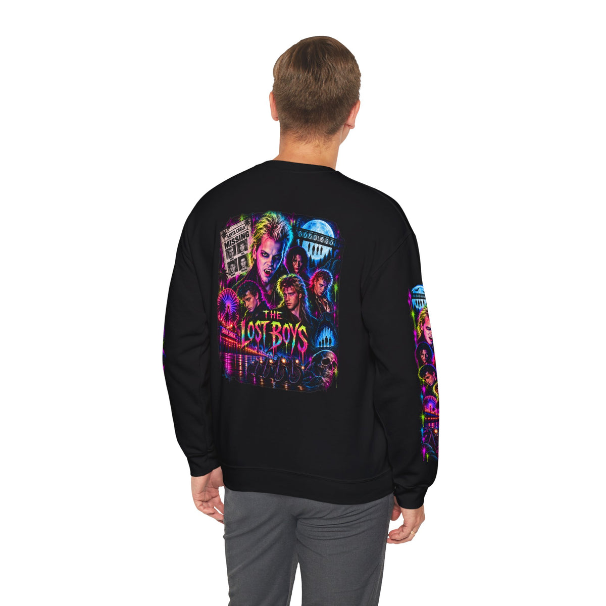 The Lost Boys — Neon Fangs & Leather | Sweatshirt