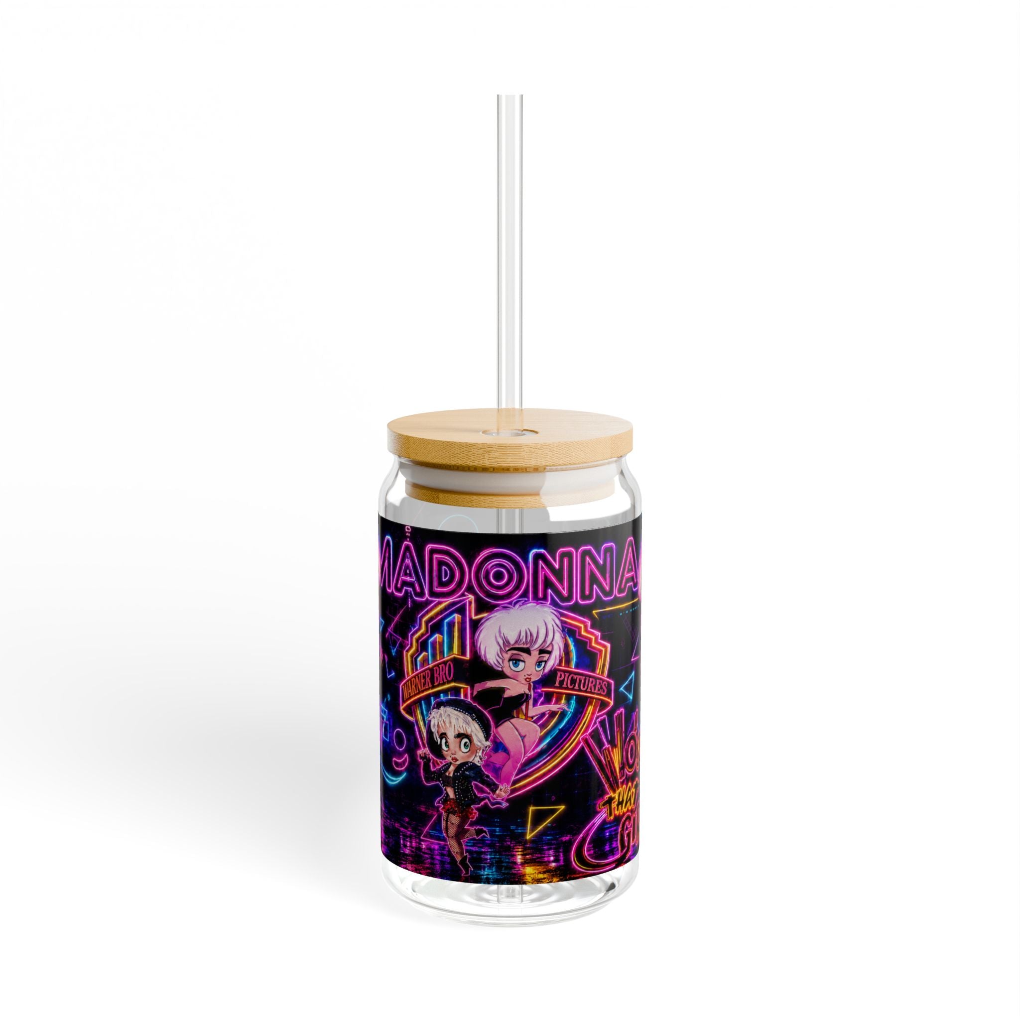 Madonna — Who's That Girl Neon Nights 16oz Glass Can
