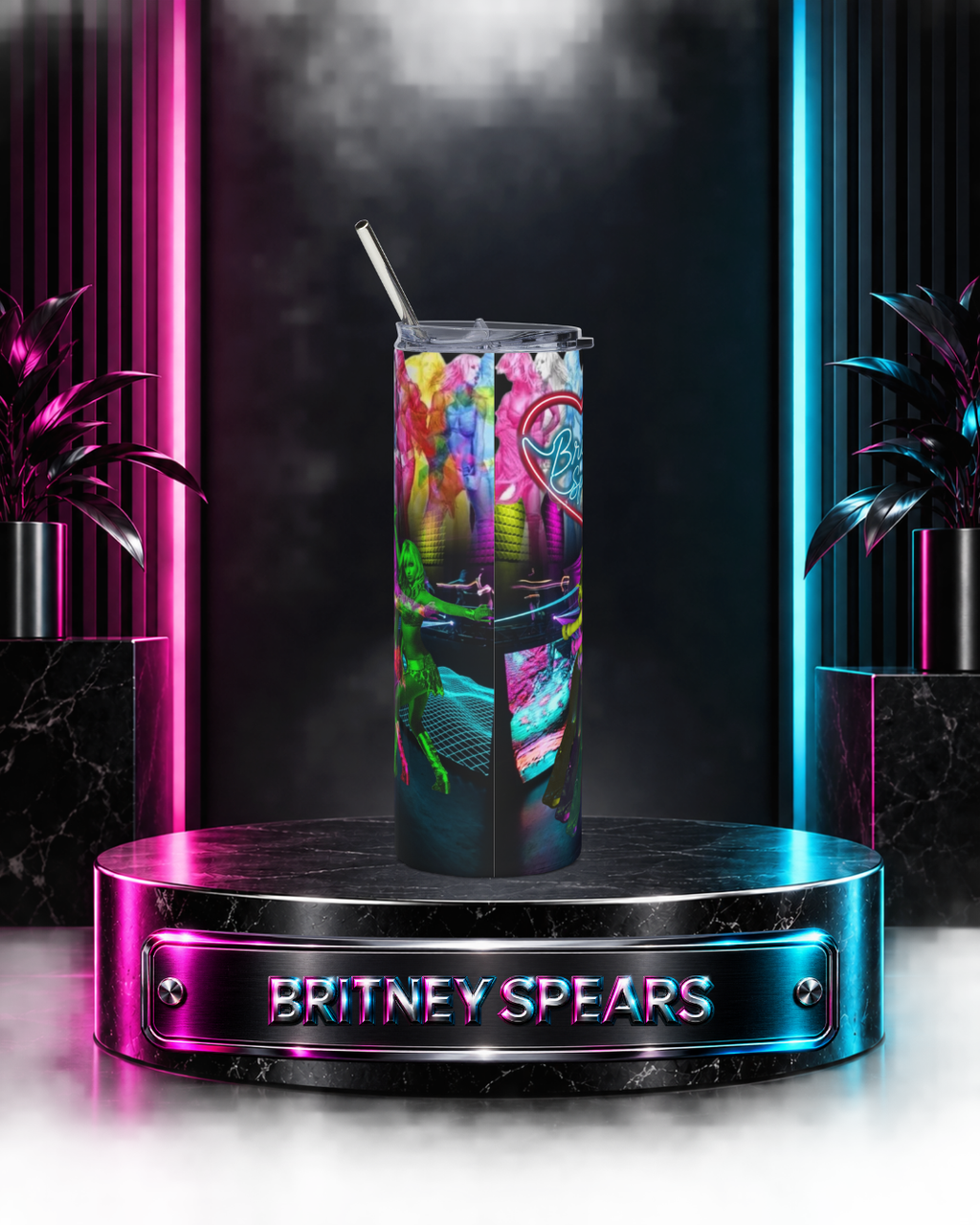 Britney Spears — Neon Club | 20oz Tumbler