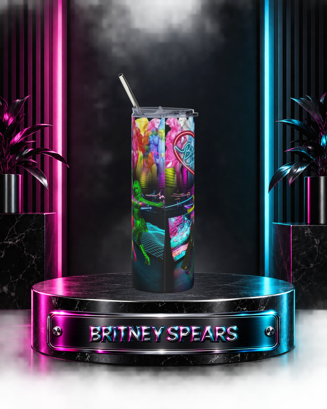 Britney Spears — Neon Club | 20oz Tumbler