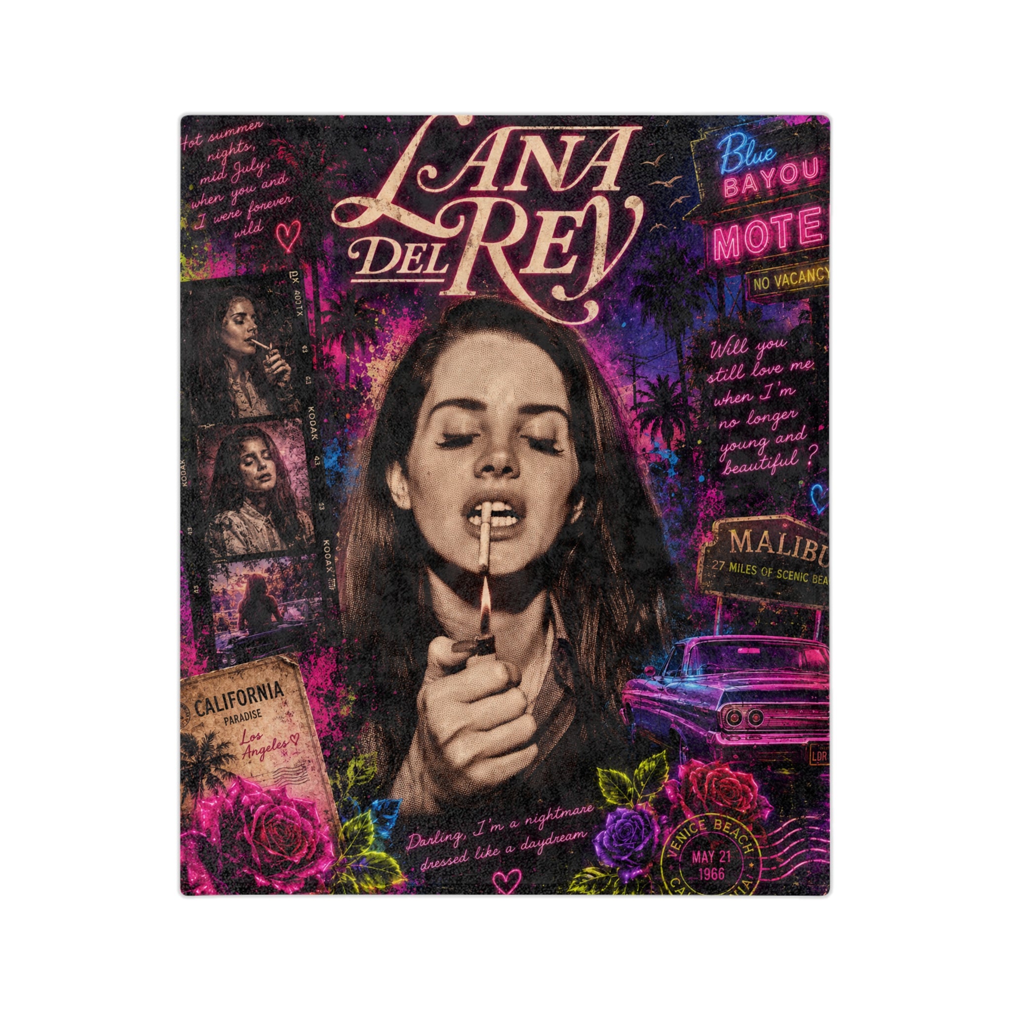 Lana Del Rey — California After Dark Blanket