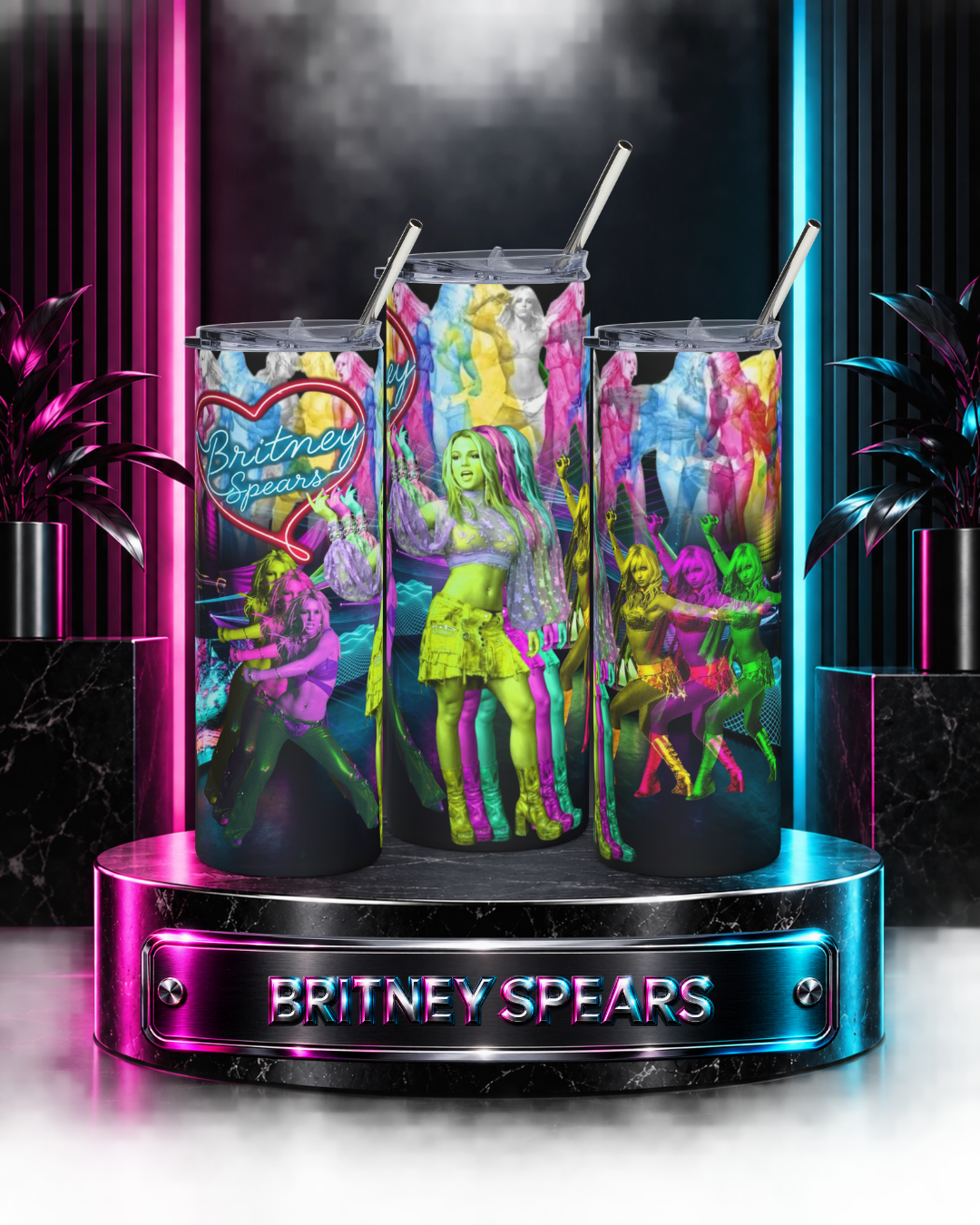 Britney Spears — Neon Club | 20oz Tumbler