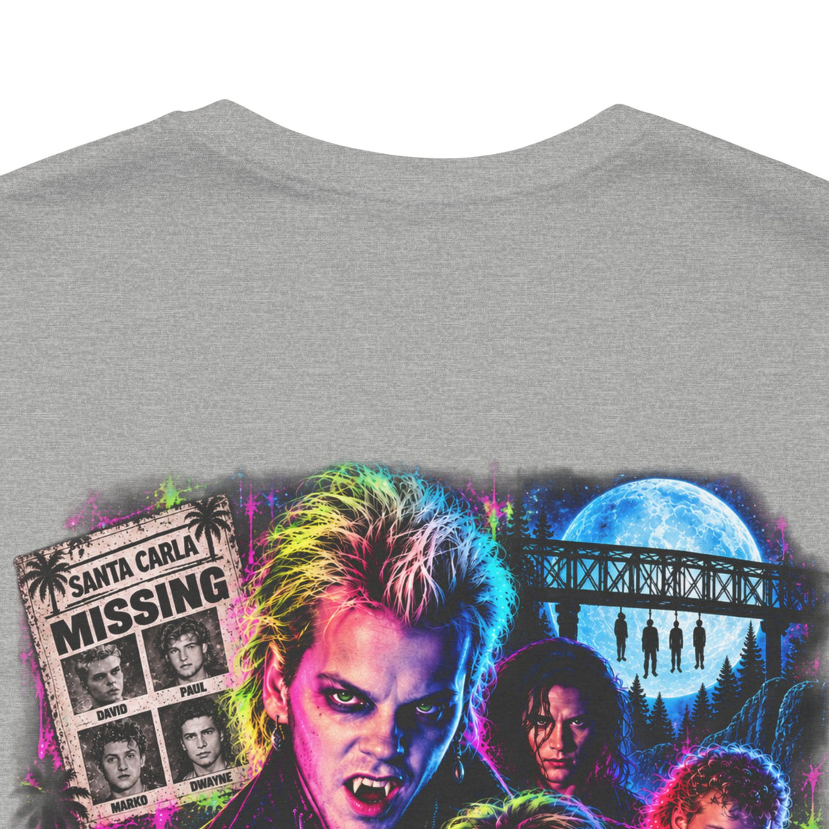 The Lost Boys  — Neon Fangs & Leather | T-Shirt