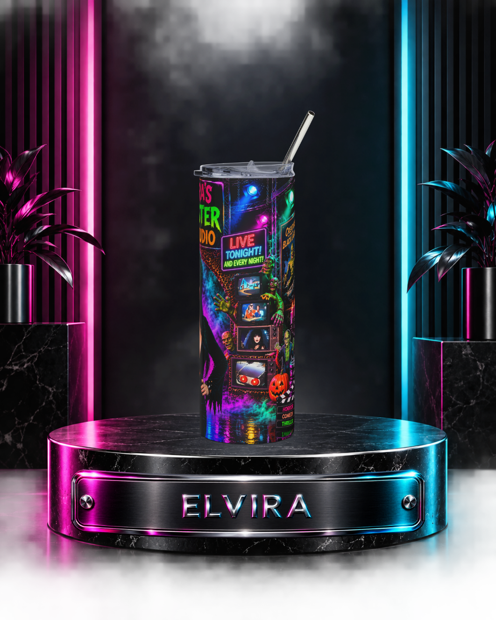 Elvira — Monster TV Studio | 20oz Tumbler