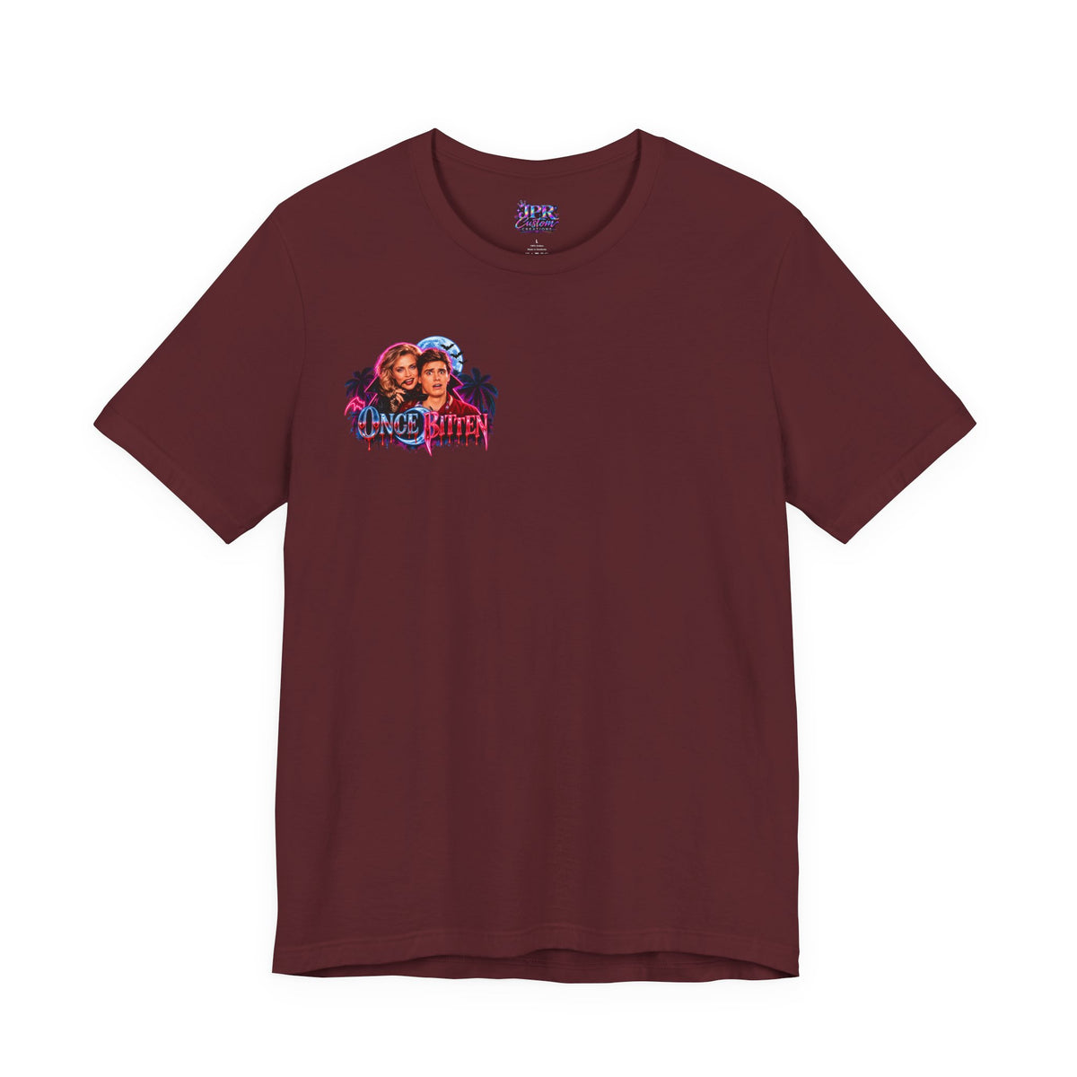 Once Bitten — Neon Fangs & Palm Trees | T-Shirt