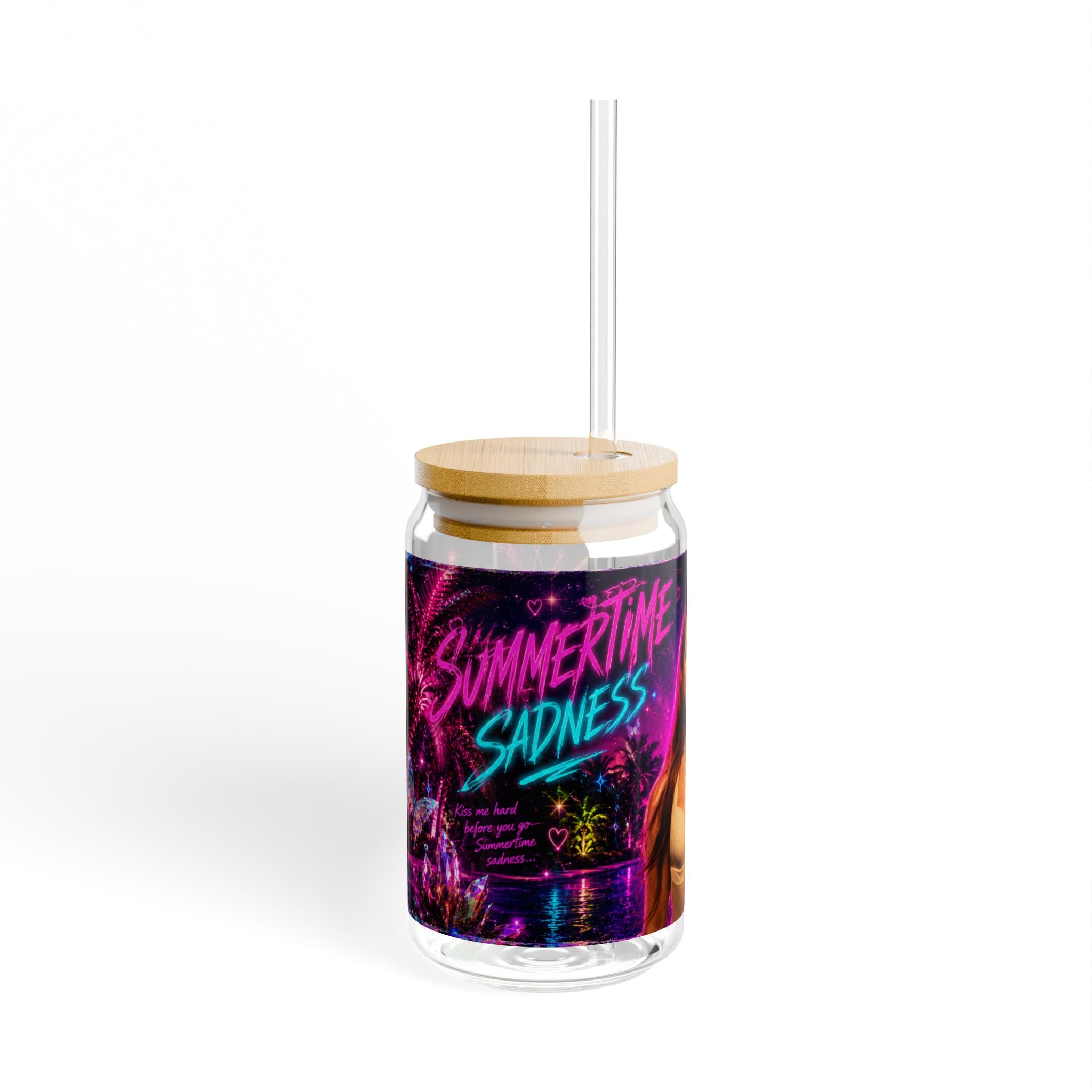 Lana Del Rey — Neon Palm Tree Dreams 16oz Glass Can