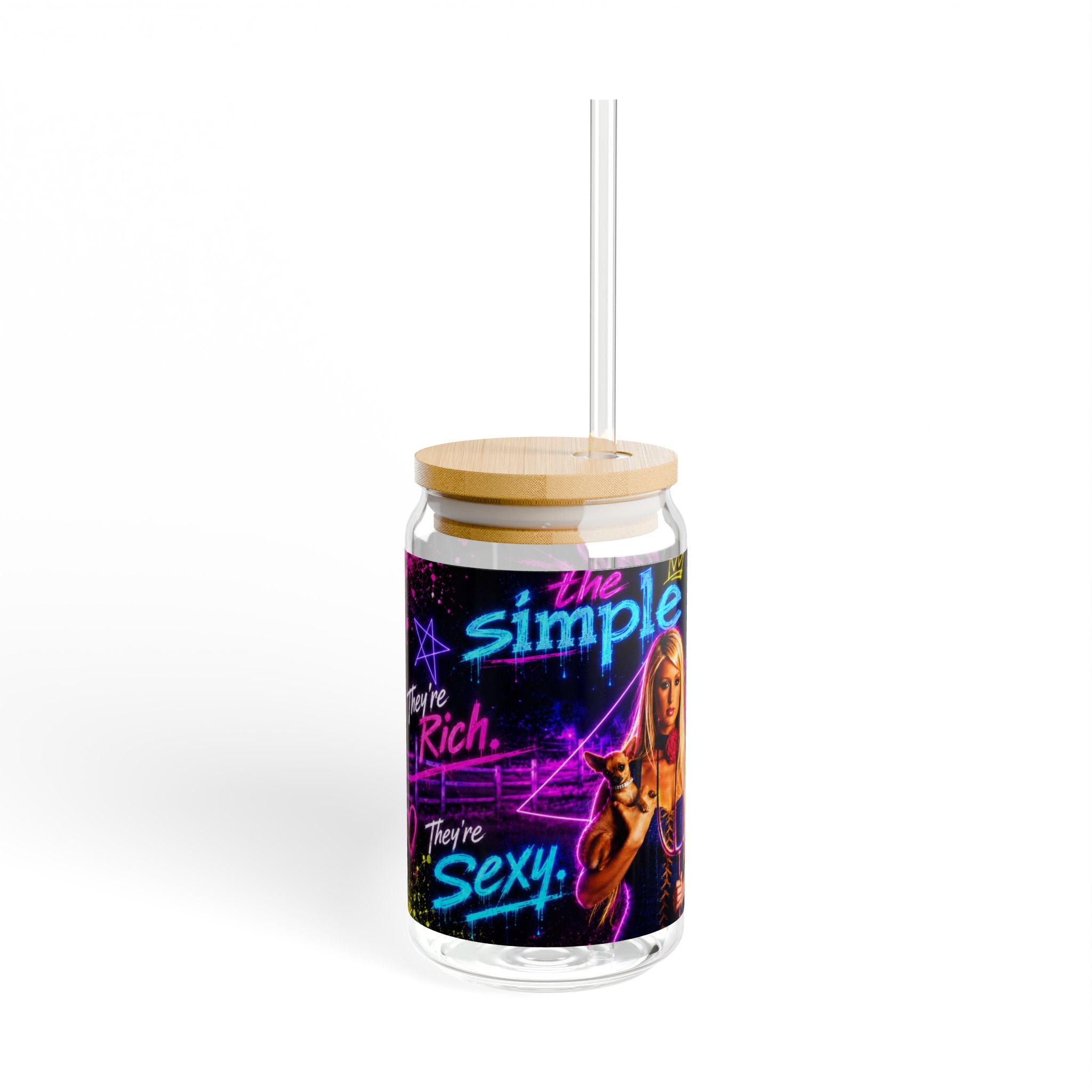 The Simple Life — Paris and Nicole Out Of Control 16oz Glass Can