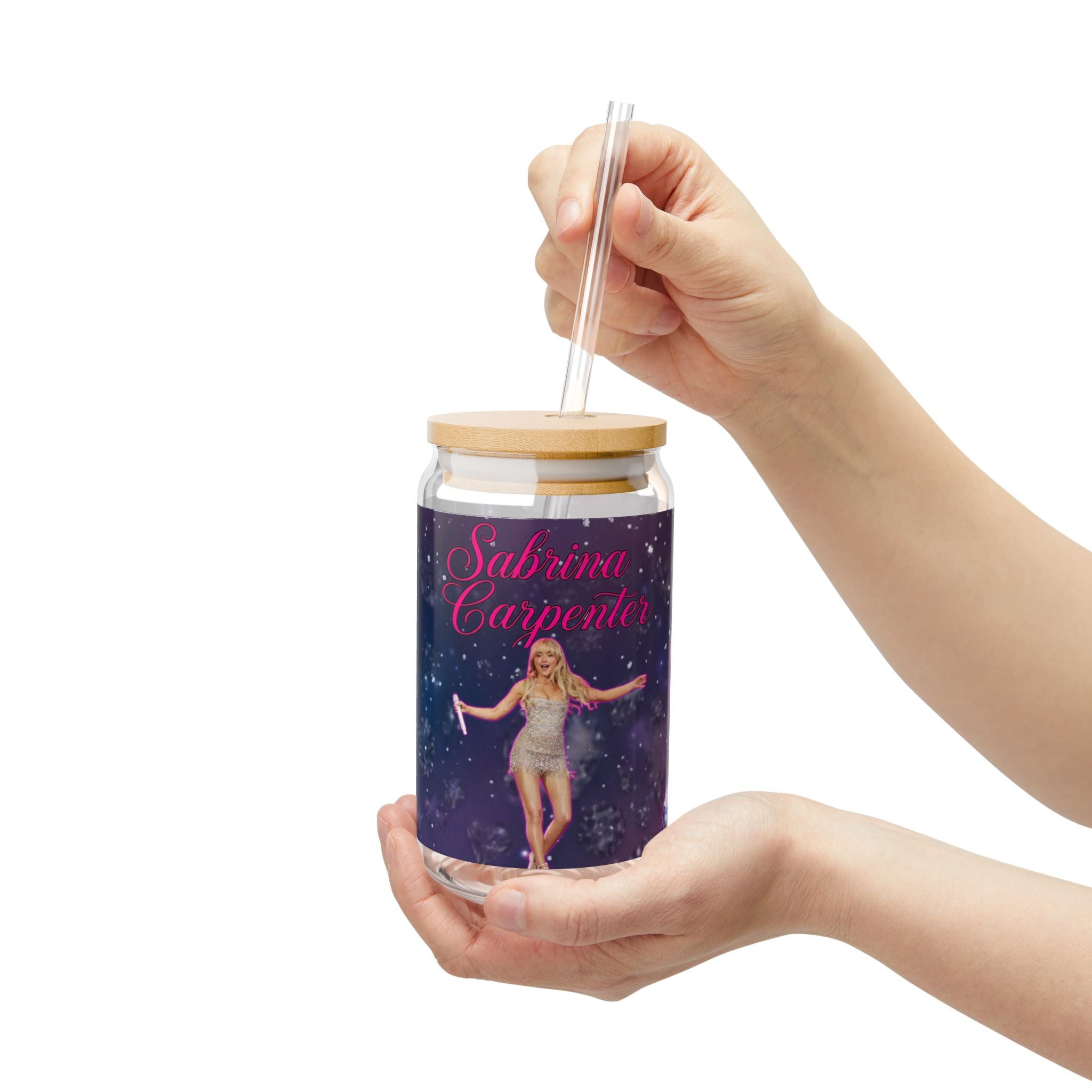 Sabrina Carpenter — Stage Diamond 16oz Glass Can