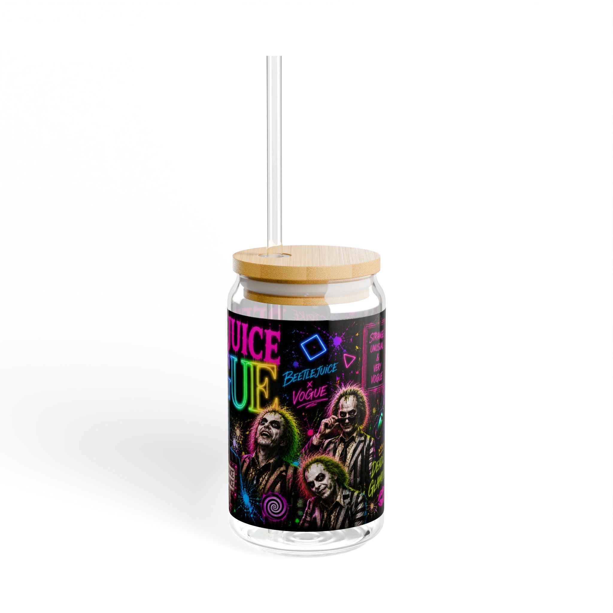 Beetlejuice — Beetlejuice x Vogue 16oz Glass Can
