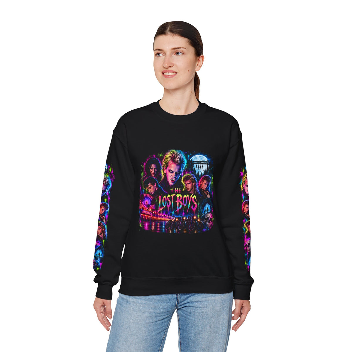 The Lost Boys — Neon Fangs & Leather | Sweatshirt