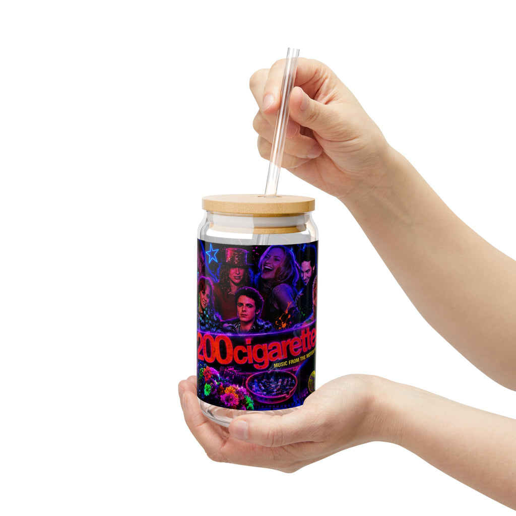 200 Cigarettes — Retro Neon 16oz Glass Can