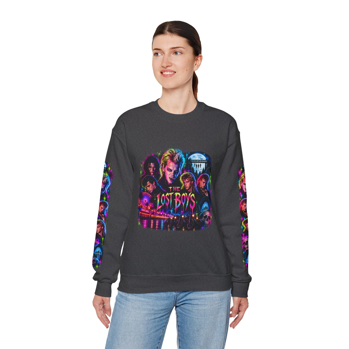 The Lost Boys — Neon Fangs & Leather | Sweatshirt