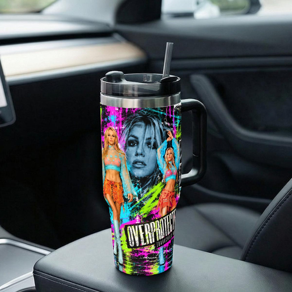 Britney 25th Anniversary – Overprotected – 40oz Tumbler