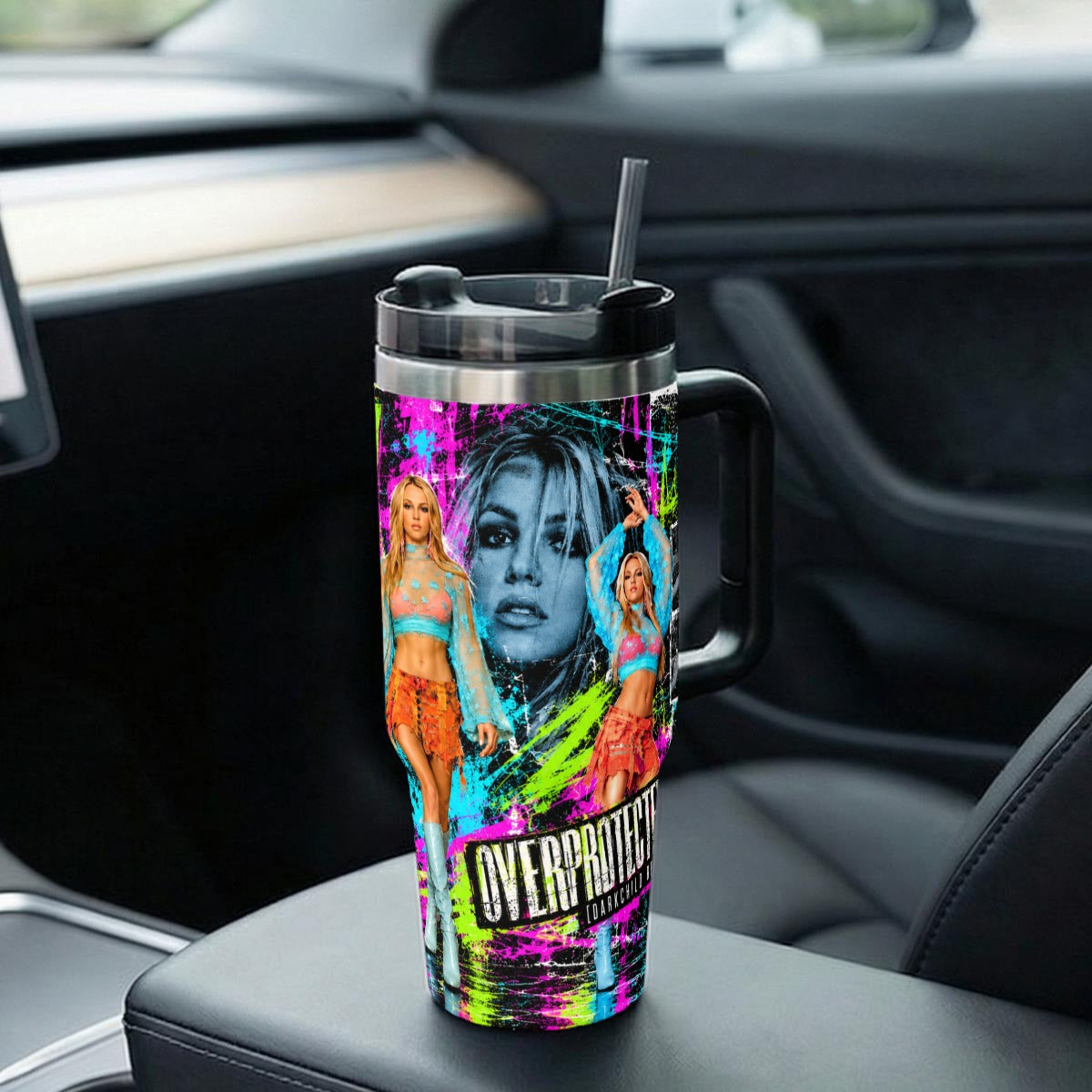 Britney 25th Anniversary – Overprotected – 40oz Tumbler