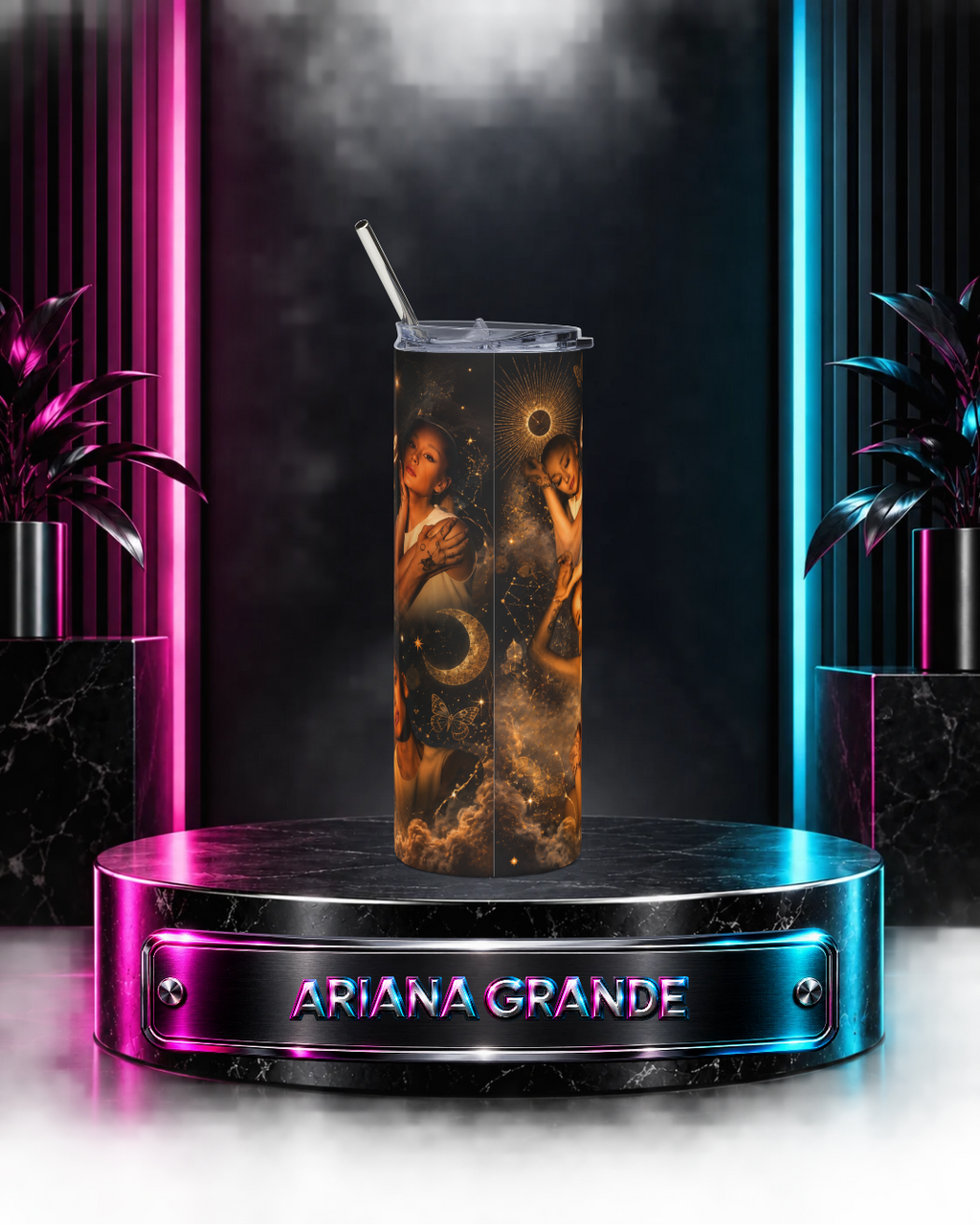 Ariana Grande — Gold Eternal Sunshine | 20oz Tumbler