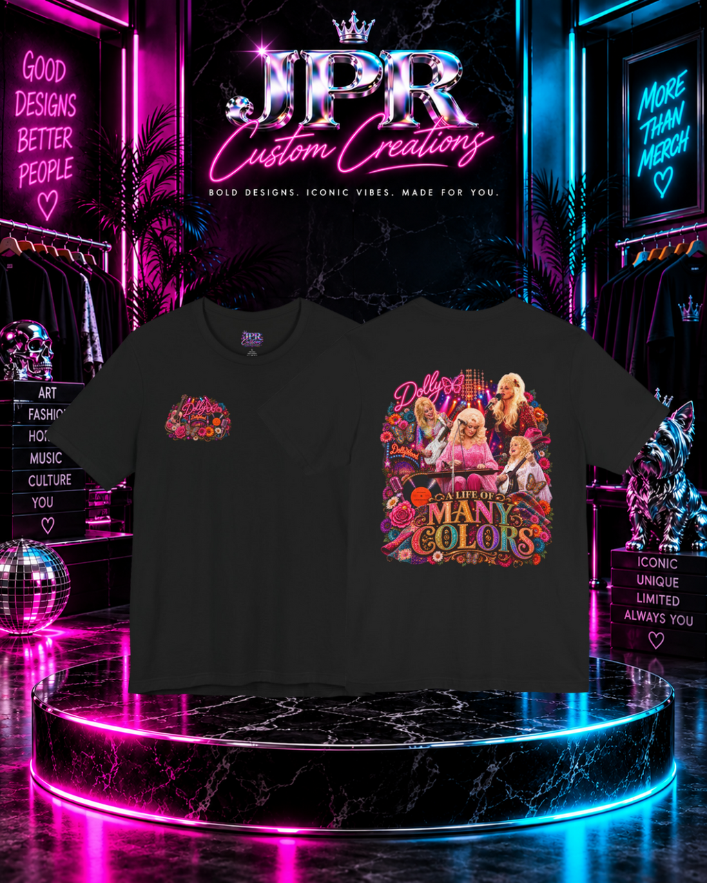 Dolly Parton — A Life Of Many Colors | T-Shirt