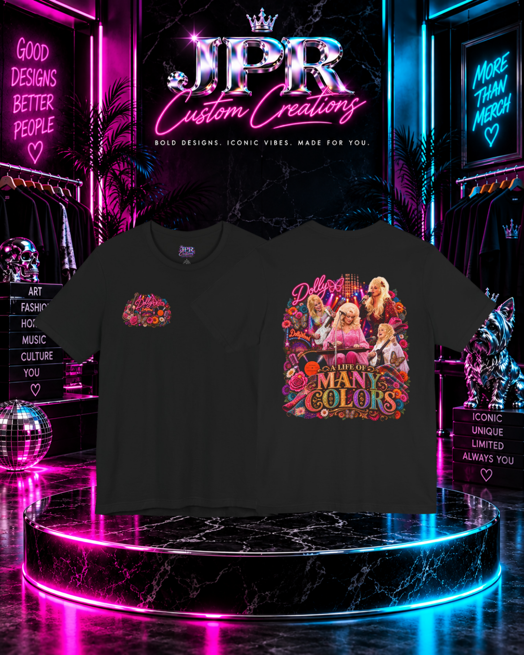Dolly Parton — A Life Of Many Colors | T-Shirt