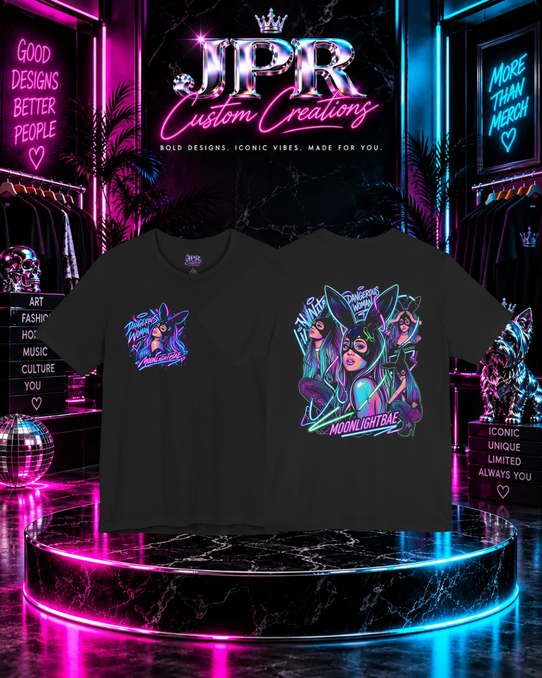 Ariana Grande: Electric Woman Moonlight Bae T-Shirt