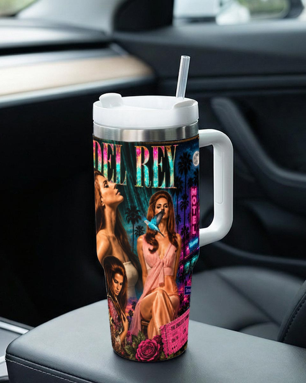 Lana Del Rey — Endless Summer Nights | 40oz Tumbler With Handle