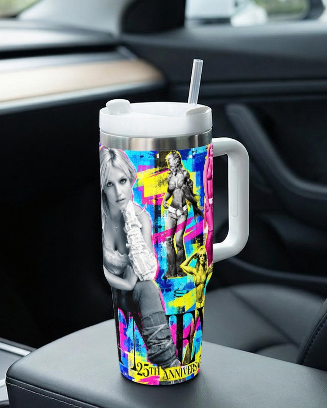 Britney 25th Anniversary – Pop Art – 40oz Tumbler