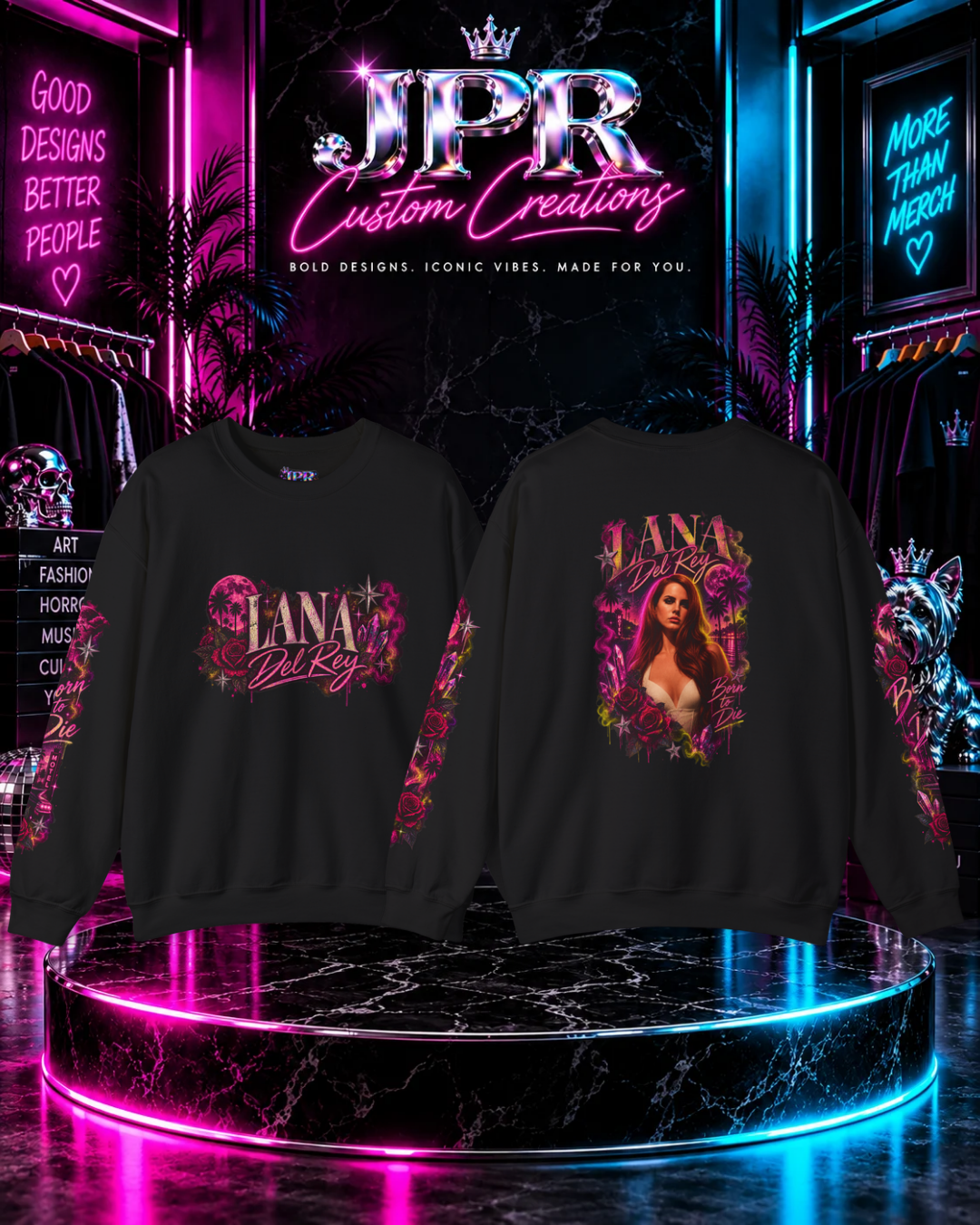 Lana Del Rey — Born To Die Neon Nights Sweatshirt
