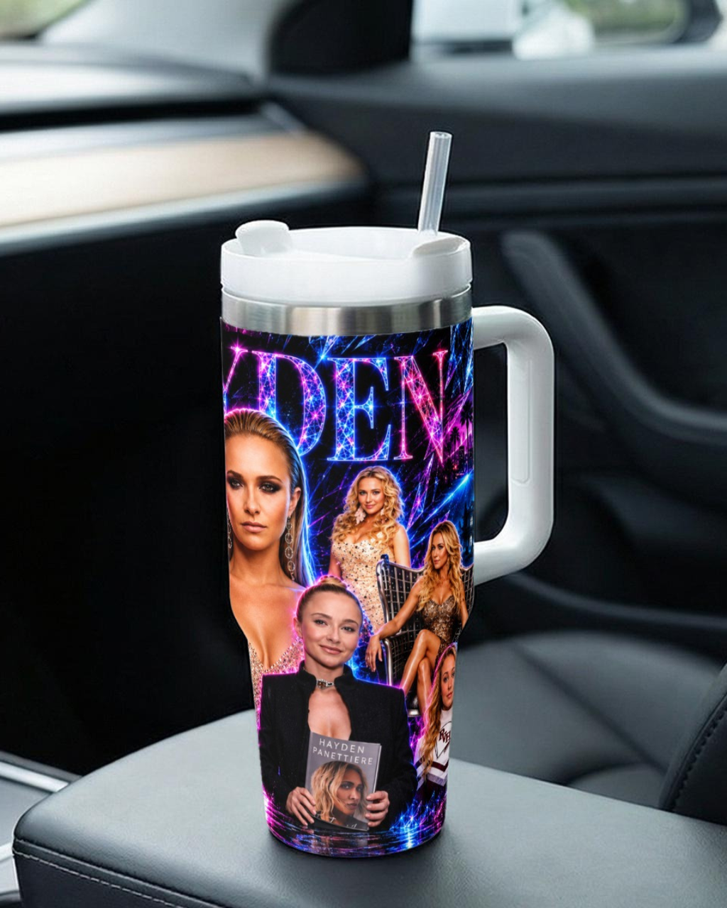 Hayden Panettiere — An Unforgettable Journey | 40 oz Tumbler With Handle