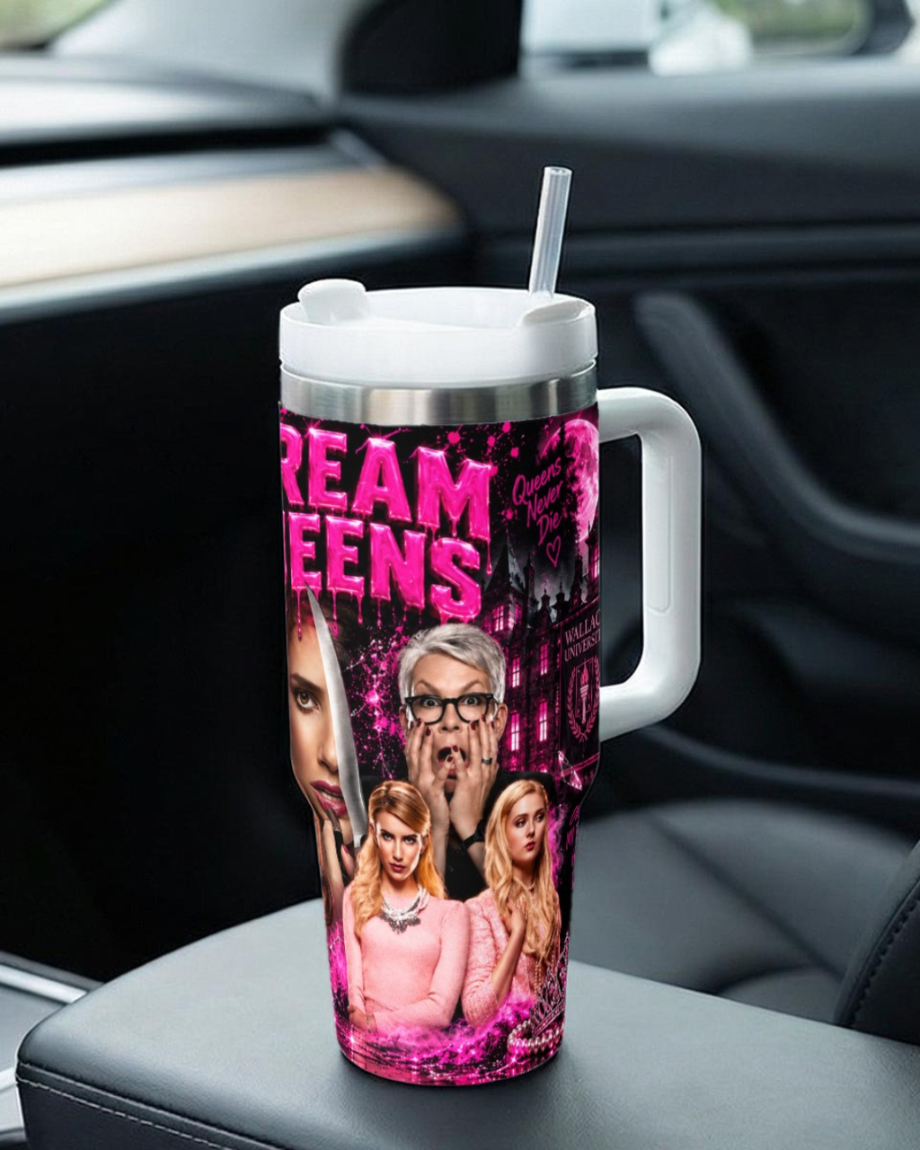 Scream Queens — Red Devile | 40 oz Tumbler With Handle
