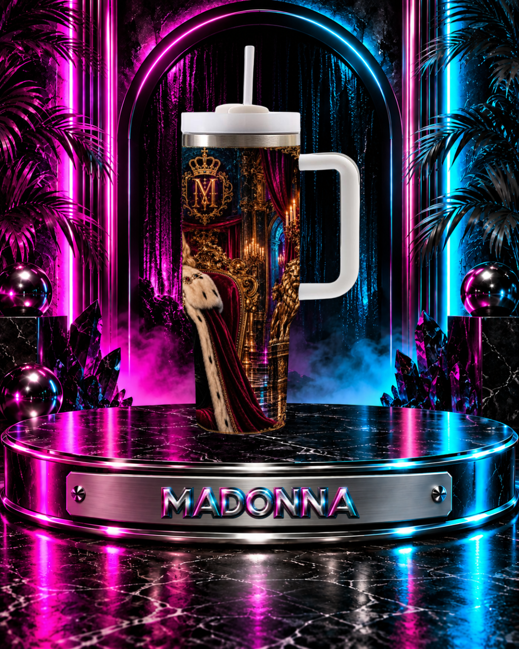 Madonna — Long Live The Queen | 40 oz Tumbler With Handle