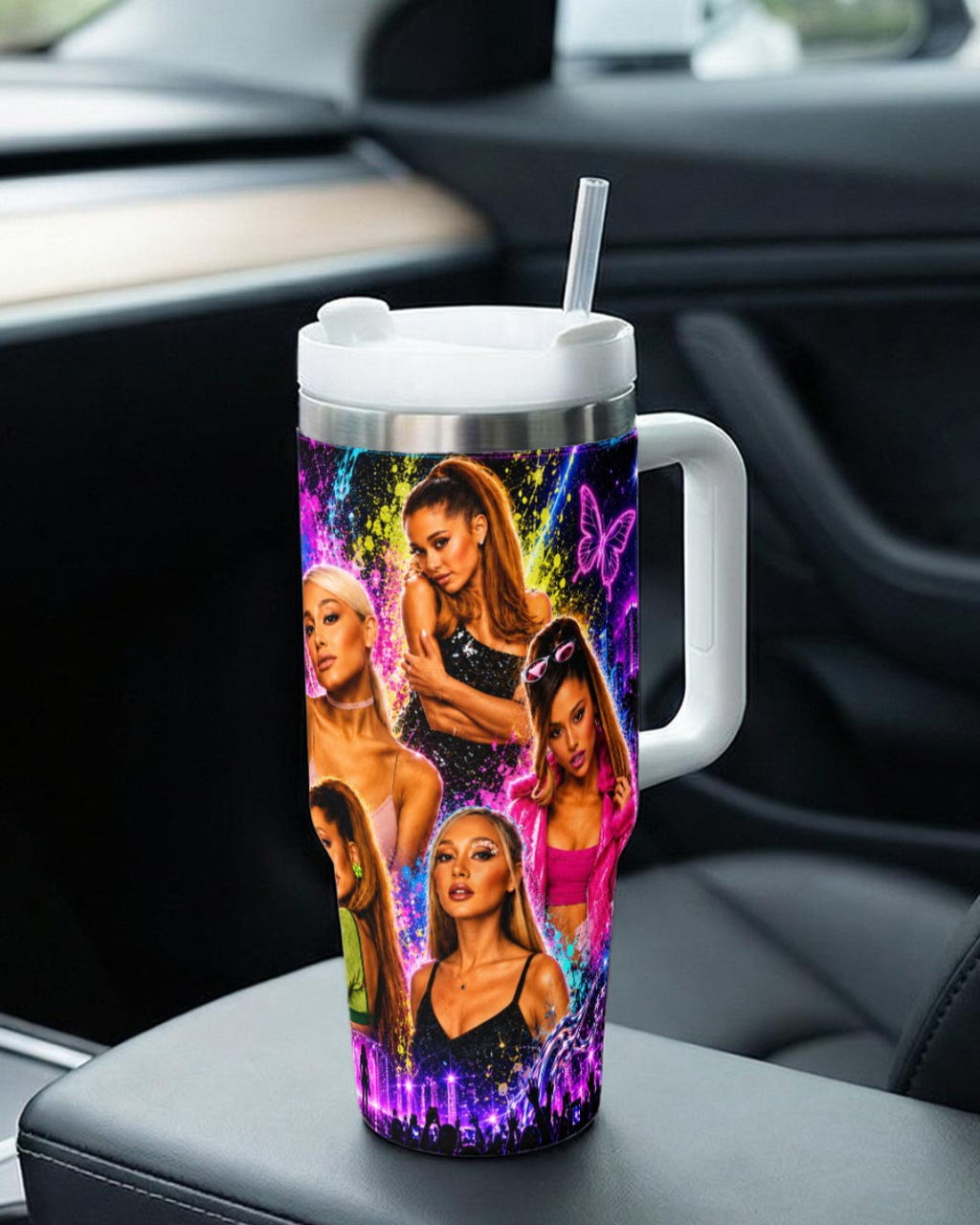 Ariana Grande — The Eras | 40oz Tumbler With Handle