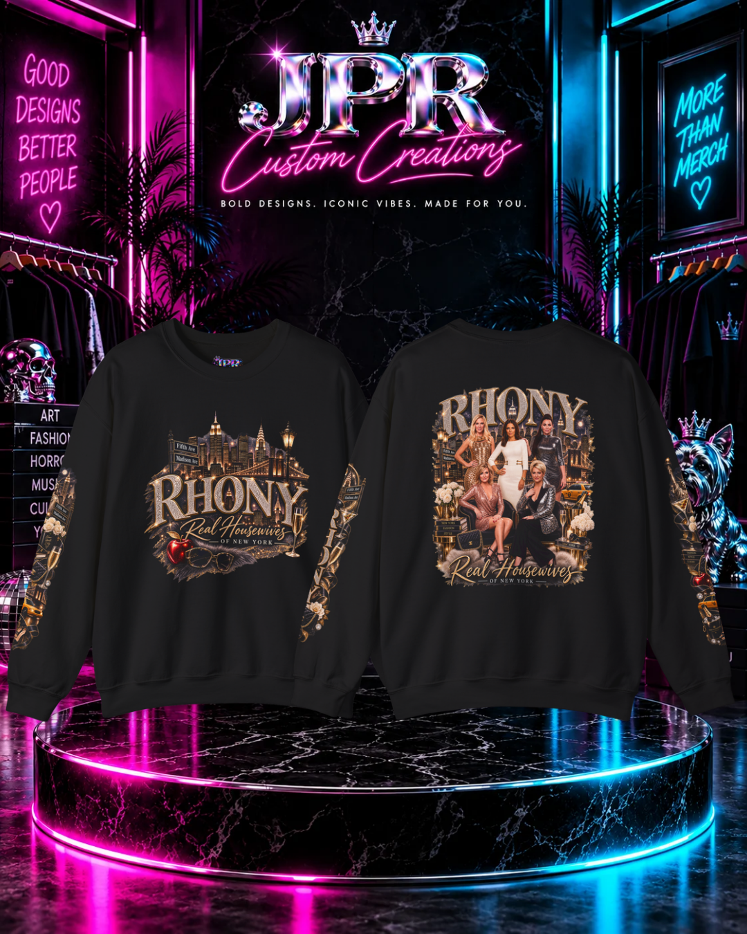 RHONY — Champagne On Fifth Sweatshirt