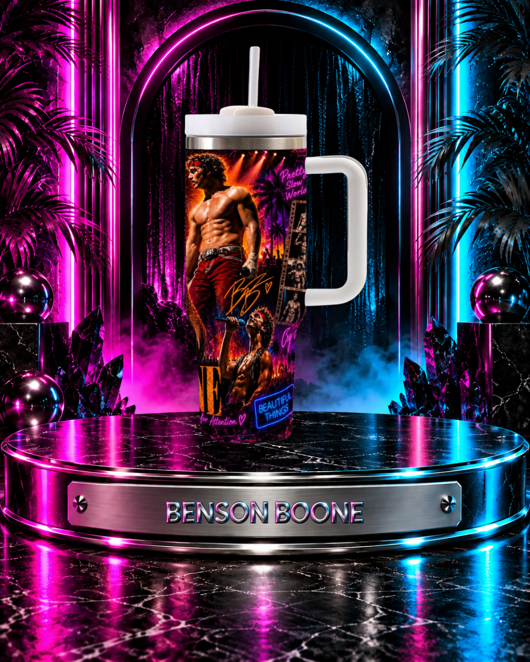 Benson Boone — Beautiful Things | 40oz Tumbler With Handle
