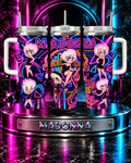 Madonna — Who's That Girl In Neon | 40oz Tumbler With Handle
