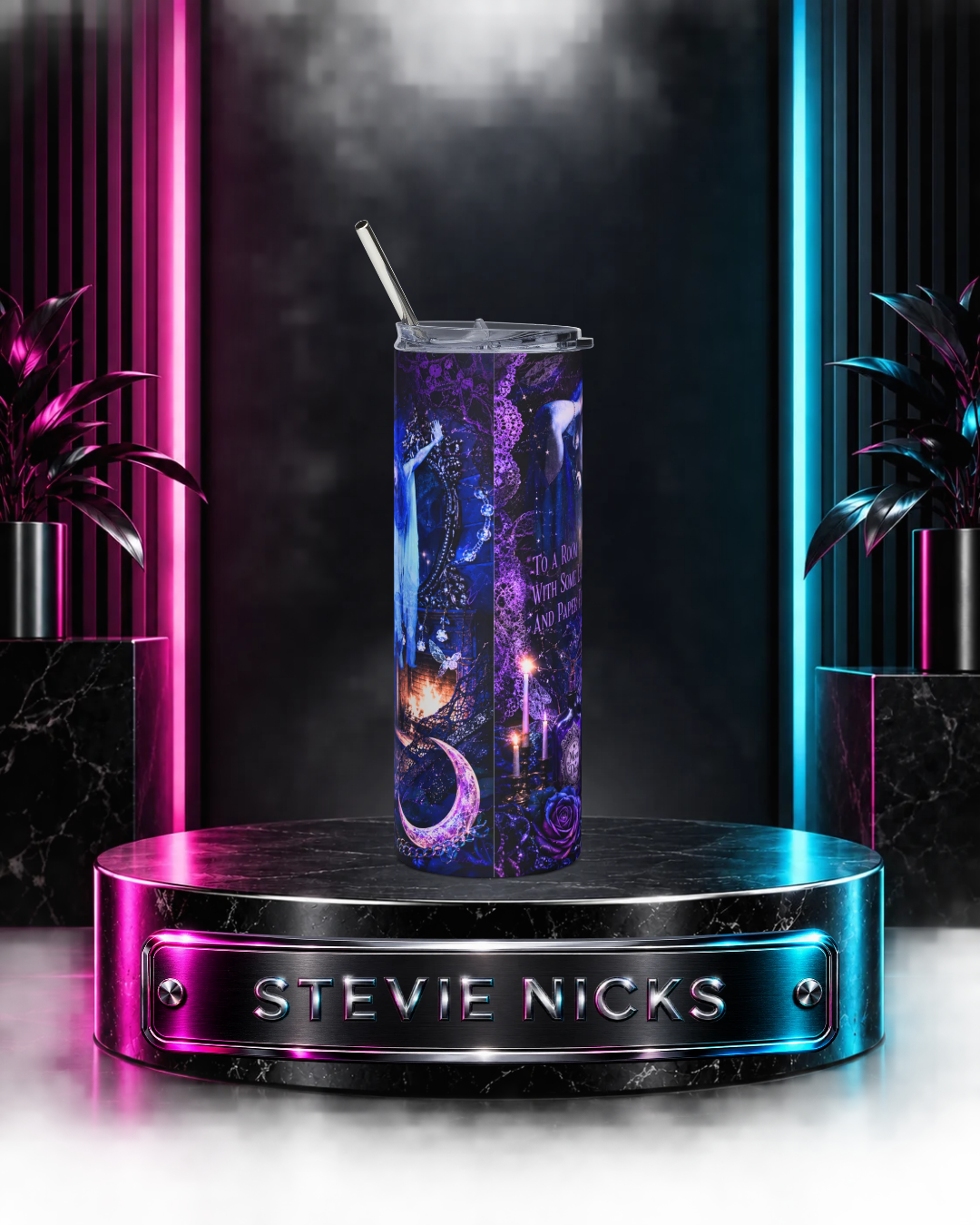 Stevie Nicks — Blue Lamp Illustration Session | 20oz Tumbler